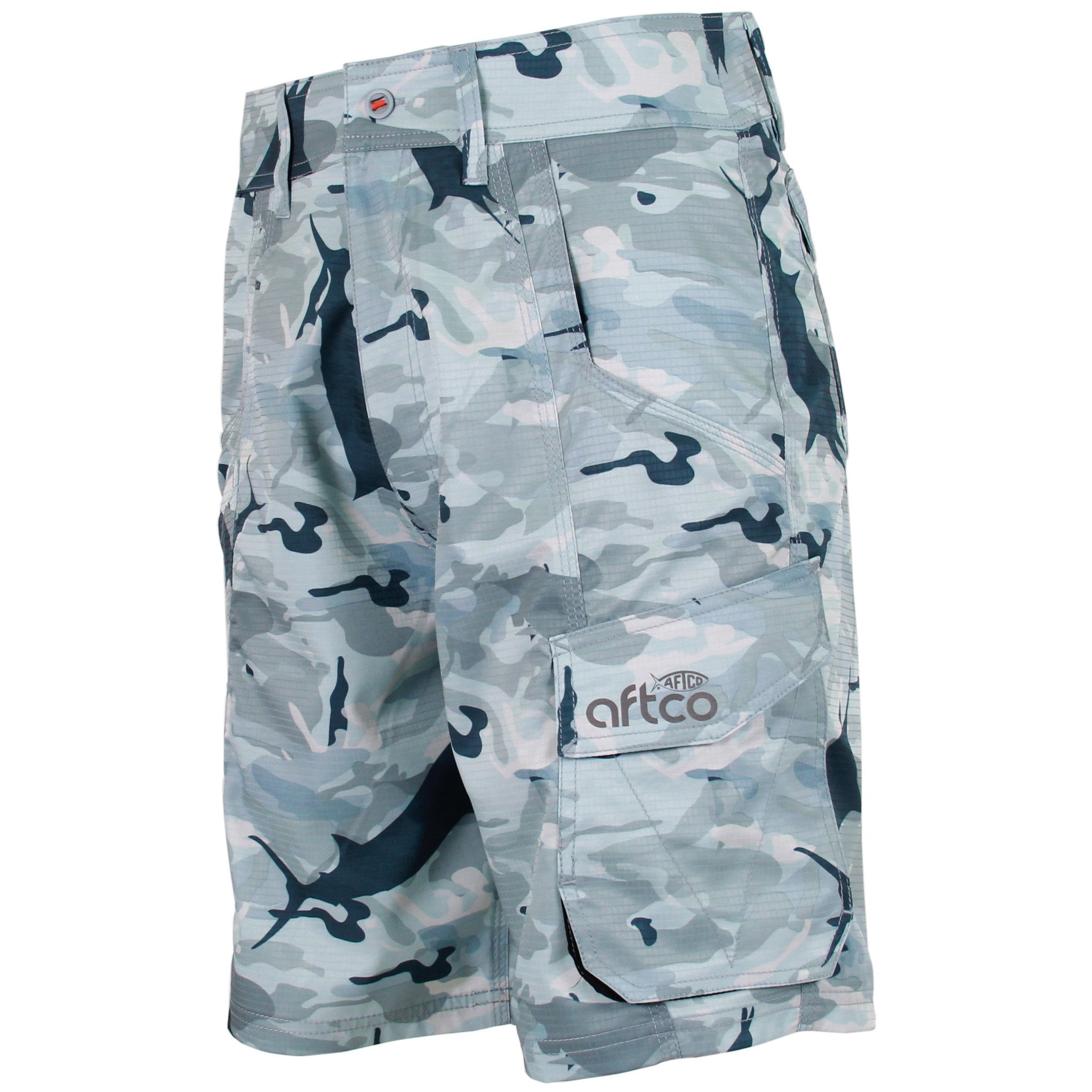 AFTCO Men's Tactical Fishing Shorts - Quick Dry, UPF 50+ Sun Protection, Multiple Pockets for Outdoor, Hiking, and Fishing | Perfect for Summer Adventures and Water Sports