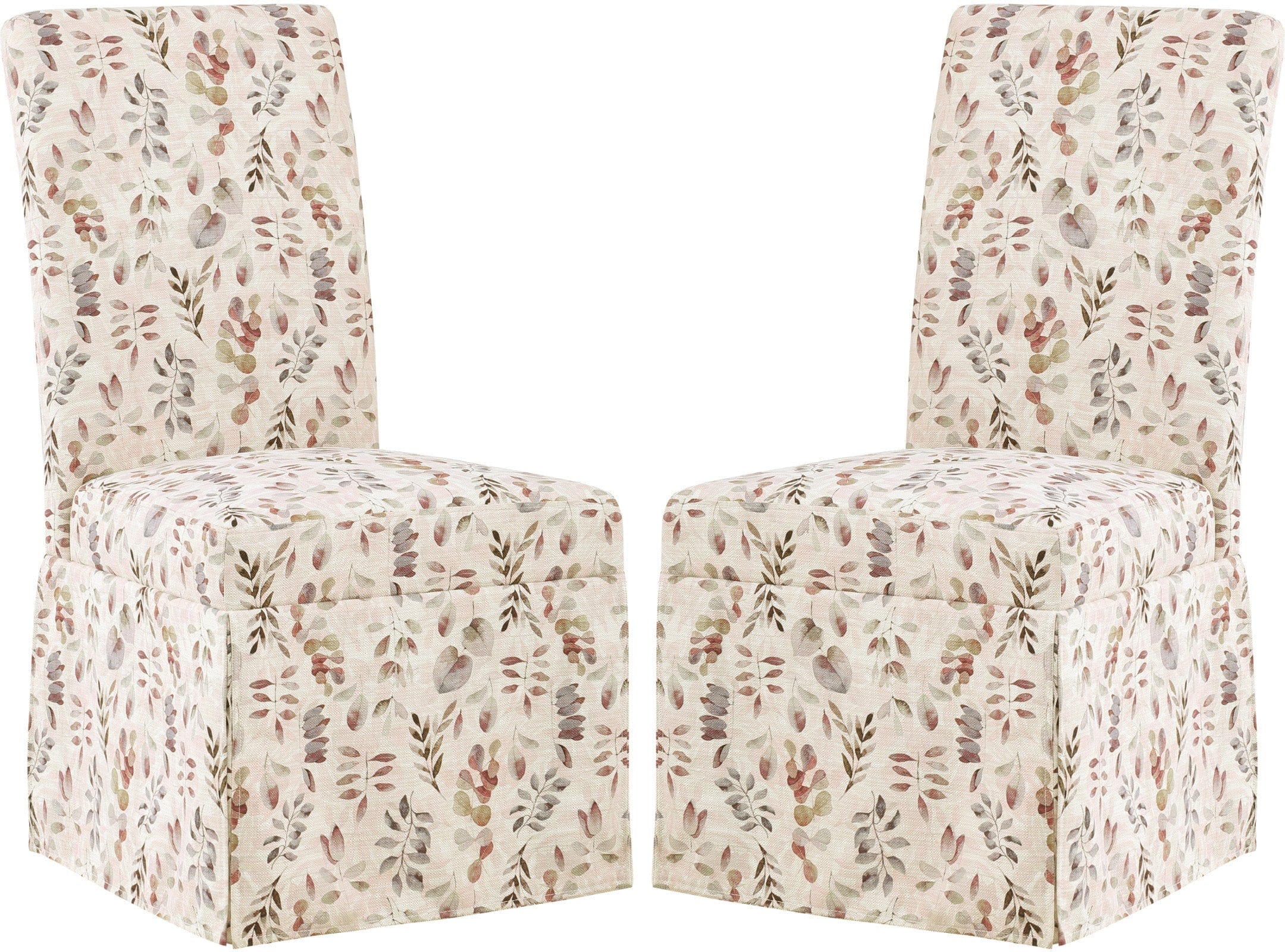 Office Star Adalynn Slipcover Dining Chair Set of 2 - Modern Upholstered Side Chairs for Kitchen, Dining Room, Office & Home Decor [ADL2]
