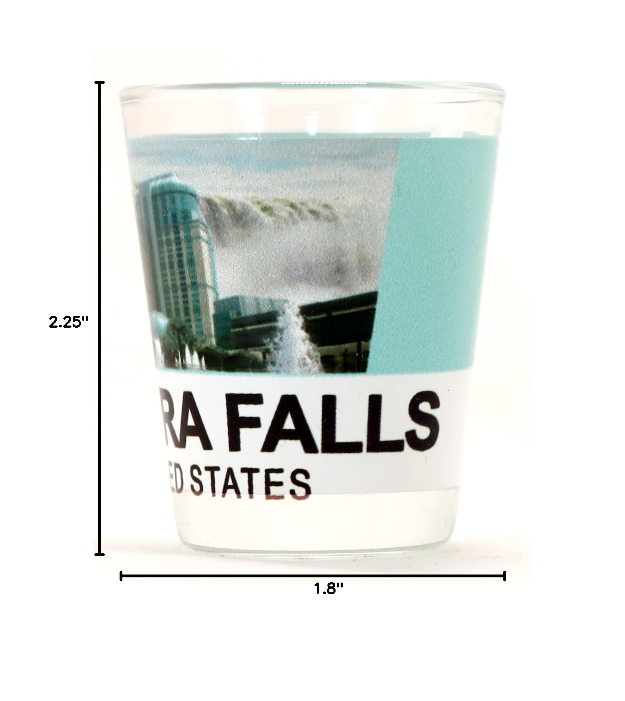 Niagara Falls USA Souvenir Shot Glass - Colorful Photo Design - Perfect for Collectors, Gifts, and Party Favors