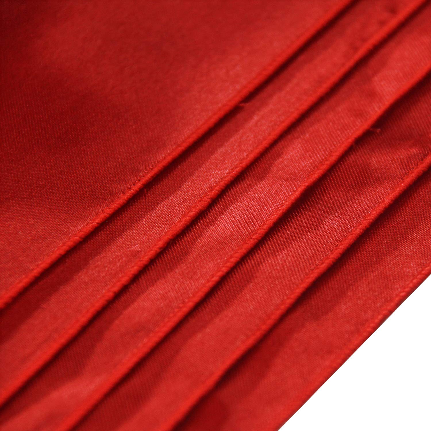 WELMATCH 50-Piece Red Satin Chair Sashes for Weddings, Banquets & Events - Elegant Decorative Chair Bows (50 Count) - Perfect for Wedding Decor, Bridal Showers, Anniversary Parties & Formal Events