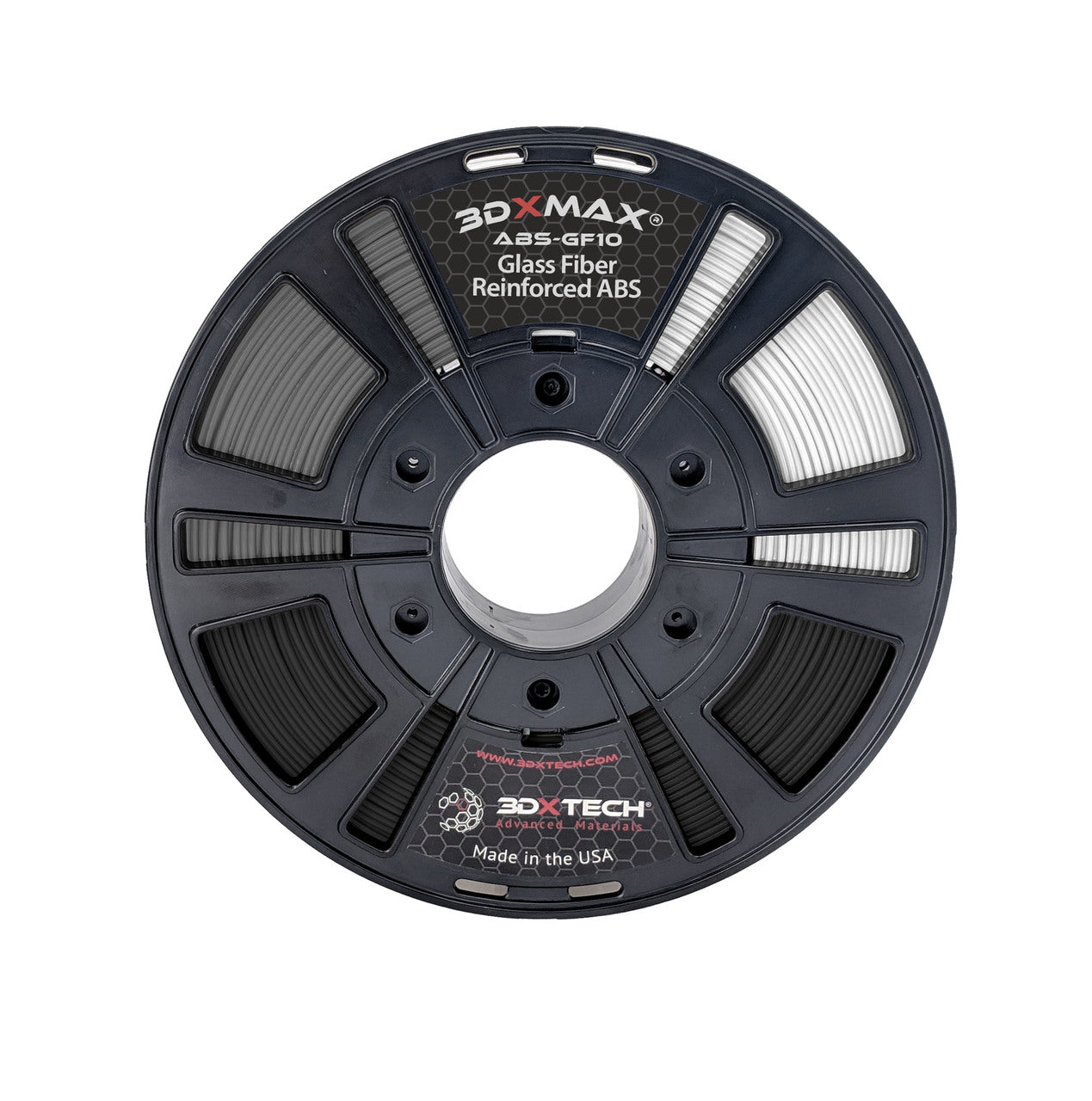 Premium Fibrex ABS+GF 3D Printer Filament - 1.75mm, 1kg Spool, Black | High-Strength Composite Material for Functional Prototypes, Automotive Parts & Industrial Applications