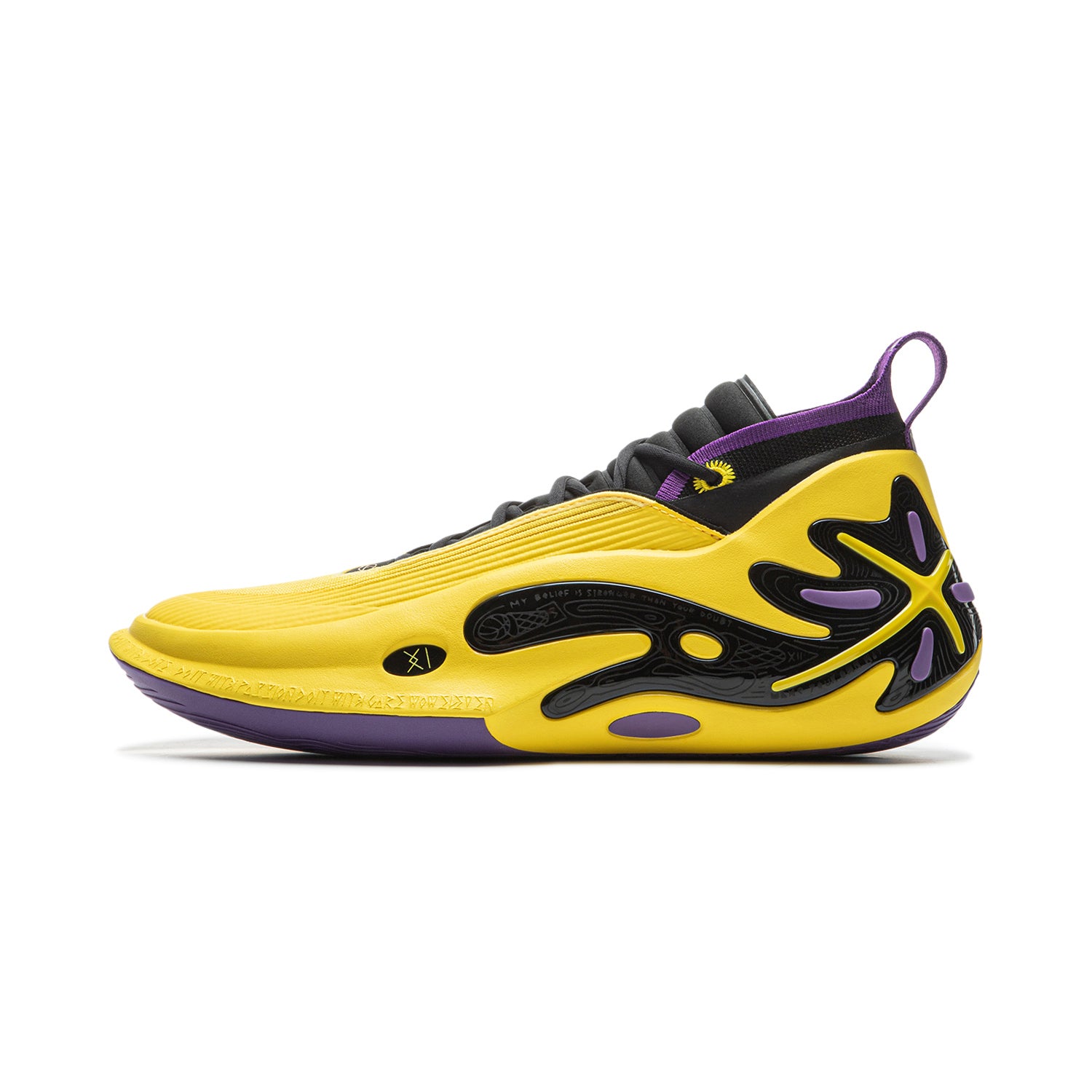 Way of Wade 11 Basketball Shoes - Gold & Purple Colorway - High-Performance Hoops Shoes for Men - Perfect for Indoor/Outdoor Court Play & Streetwear Fashion