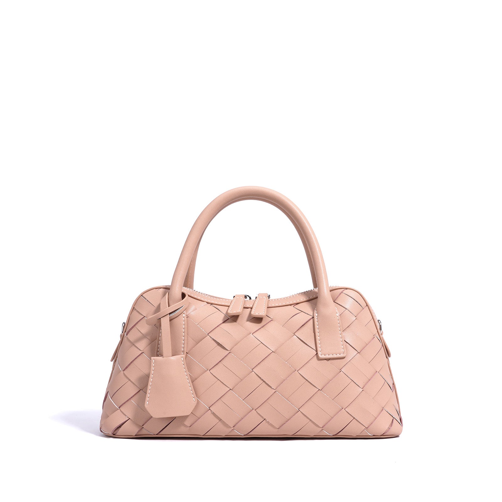 Stylish Woven Convertible Leather Handbag for Women - Crossbody, Shoulder & Tote Bag - Perfect for Work, Travel & Everyday Use