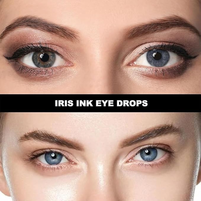Nozren Honey Color Changing Eye Drops - Natural & Safe Iris Enhancer for Hazel & Light Eyes (2 Pack) - Perfect for Cosplay, Halloween & Special Events