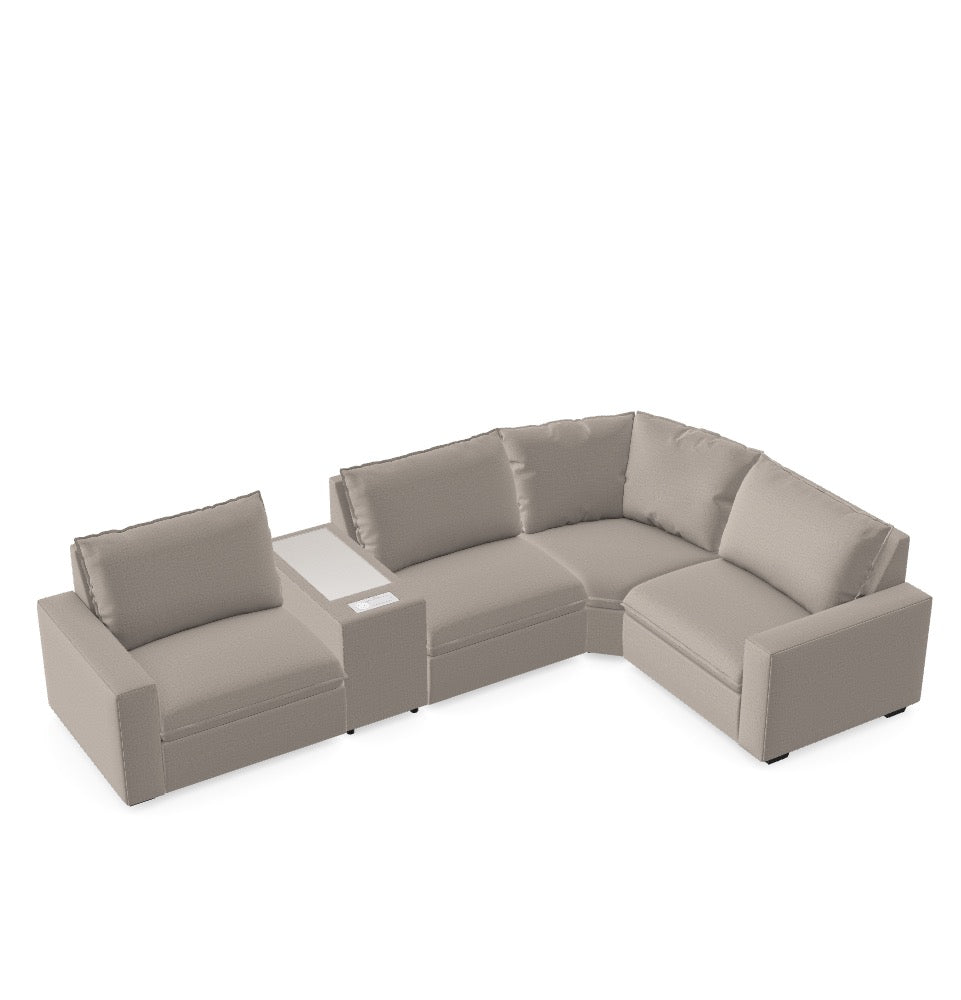 Custom Love Story Modular Sectional Sofa - Personalized Design Ref: M_VUMMEP | Perfect for Living Room, Lounge & Family Gatherings