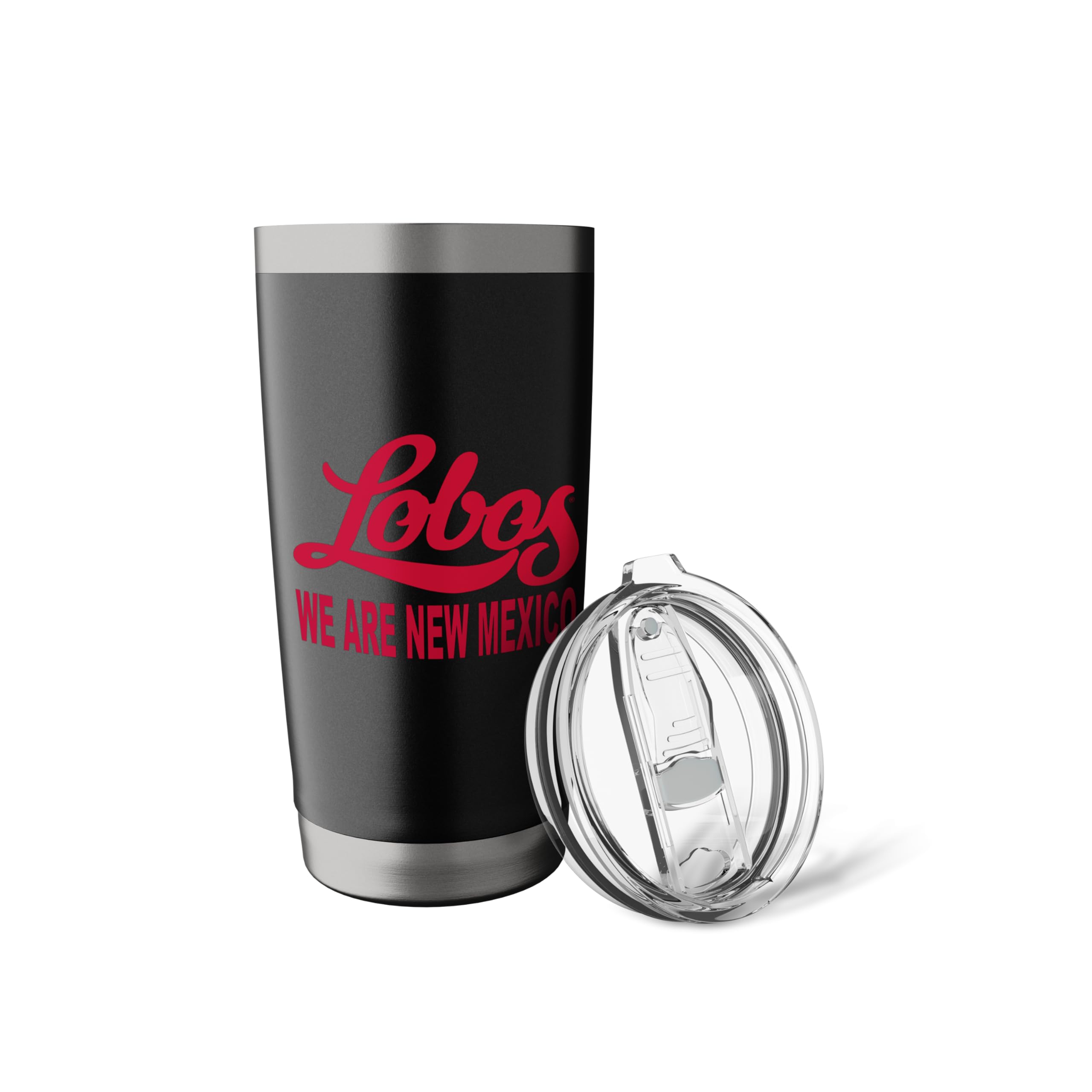 University of New Mexico Lobos Stainless Steel Insulated Tumbler 20oz - UNM Team Spirit Travel Mug for Coffee & Tea - Perfect for Campus, Tailgating & Game Day