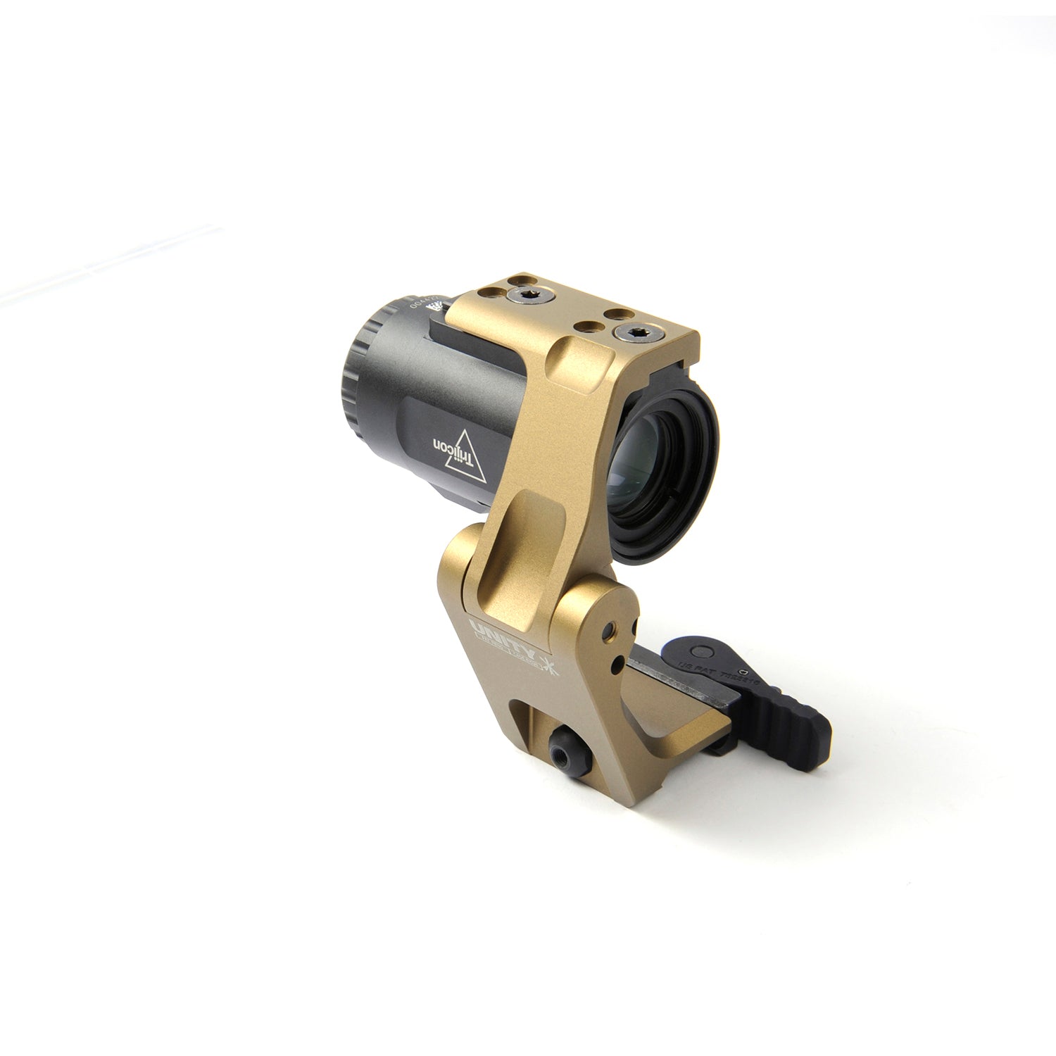 Unity Tactical FAST FTC OMNI Magnifier Mount - Made in USA - Compatible with Red Dot Sights for AR-15 & Rifle Optics - Perfect for Tactical Shooting & Hunting