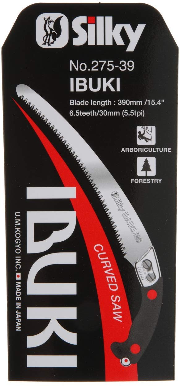 Ibuki 390 Extra Large Teeth Silky Curved Landscaping Hand Saw - Heavy Duty Pruning Saw for Tree Trimming, Branch Cutting & Gardening (Pack of 4) - Perfect for Landscapers, Arborists & DIY Garden Projects