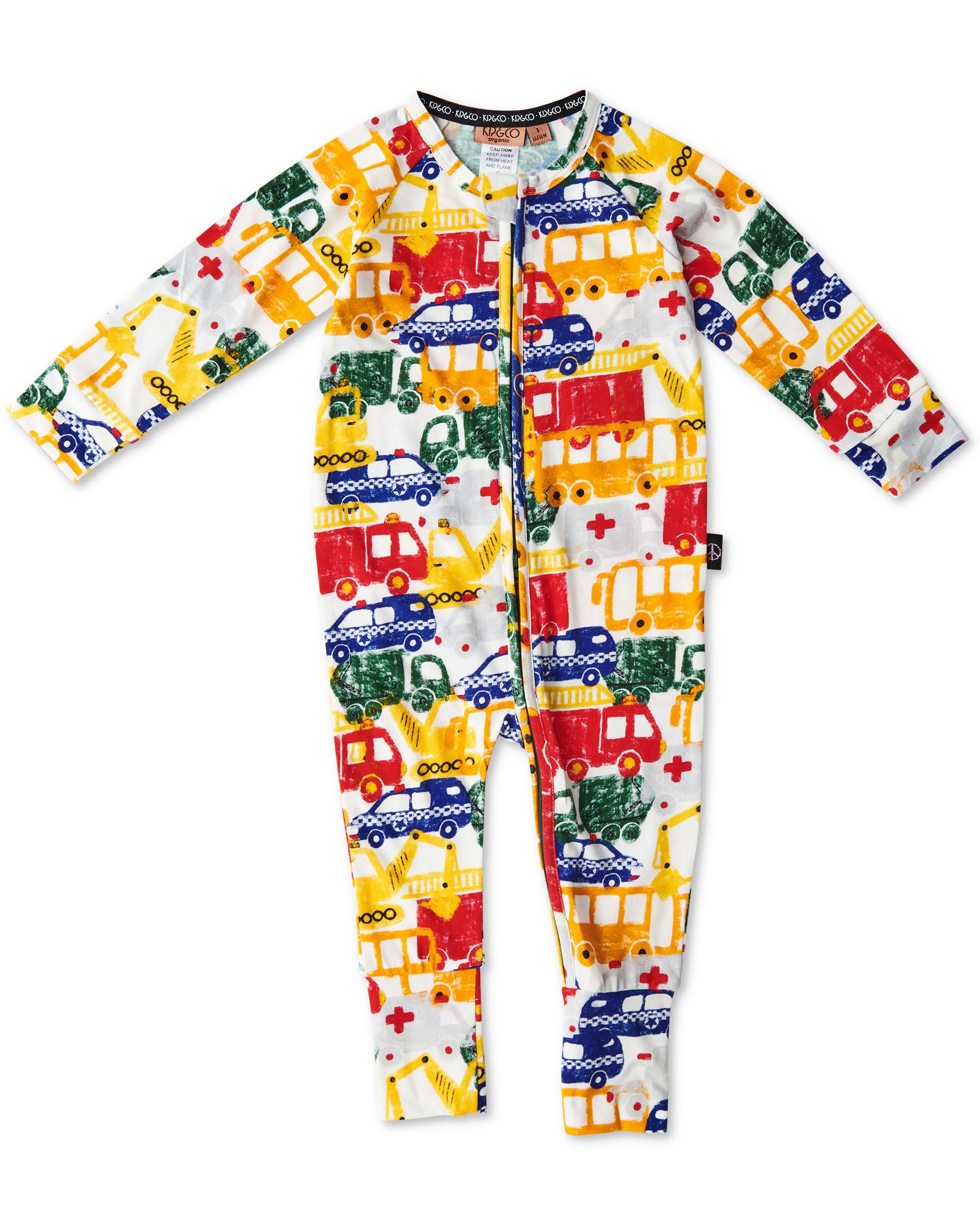 Organic Cotton Long Sleeve Zip-Up Romper for Babies & Toddlers - Soft & Comfortable One-Piece Outfit for Playtime, Daycare & Outdoor Adventures