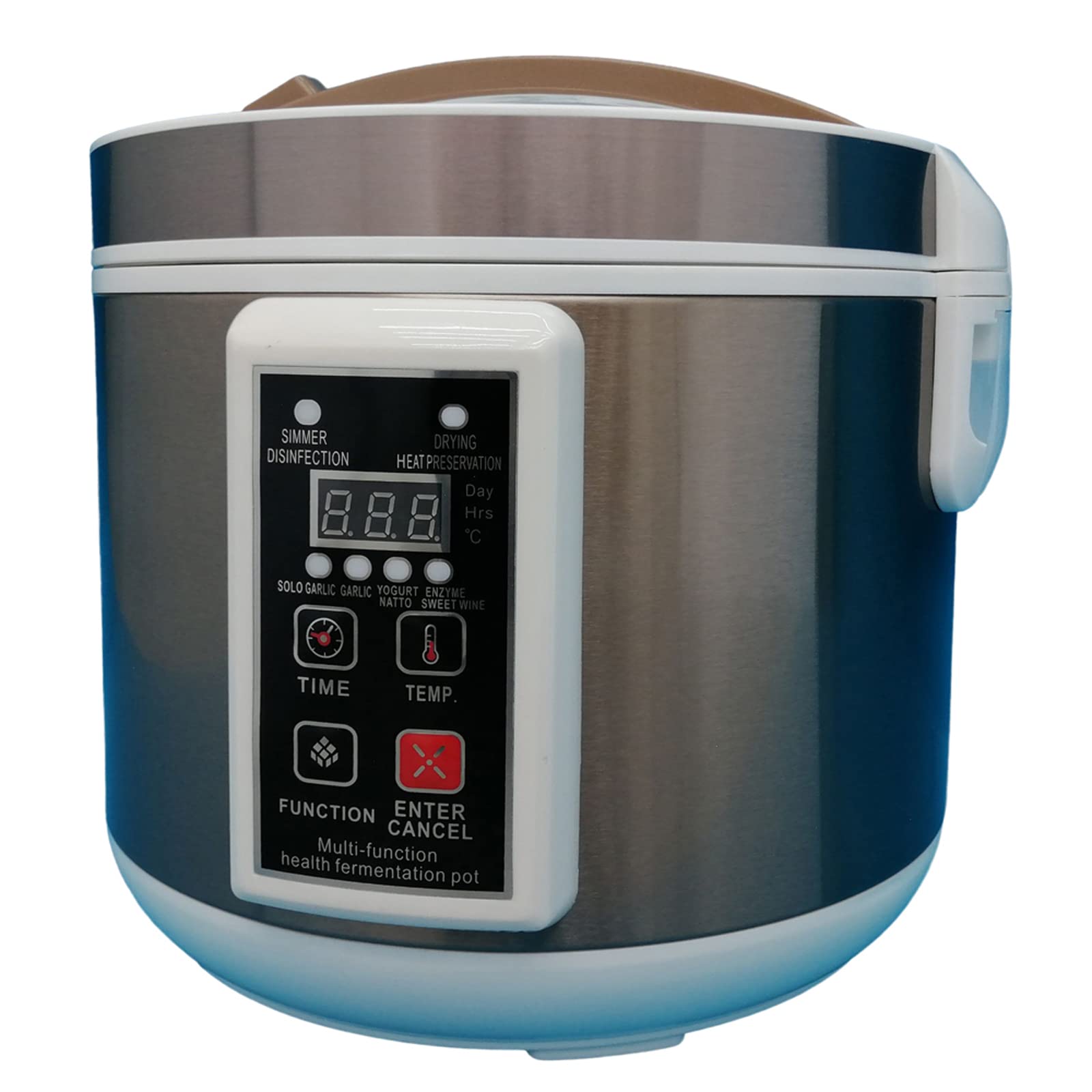 TECHTONGDA 6L Black Garlic Fermenter - Multi-Functional Automatic Fermentation Box for Black Garlic, Sweet Rice Wine, Yogurt & Natto - 110V Smart Control Appliance - Perfect for Home Kitchens & Healthy Food Preparation