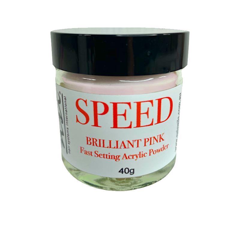 SPEED Fast Setting Acrylic Powder for Nails - Professional Nail Art & Manicure Kit - Perfect for Salon, Home Use & DIY Nail Extensions