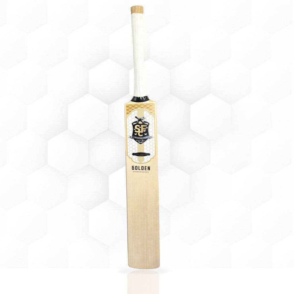 Premium SFC Golden Cricket Bat for Senior Players - Professional Grade Cricket Equipment for Training & Matches | Ideal for Outdoor Sports, Club Games & Competitive Play