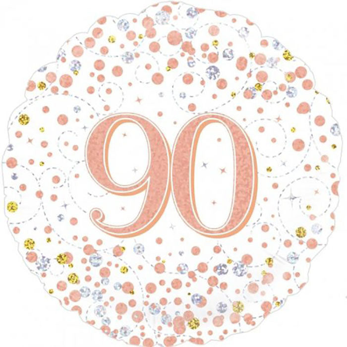Elegant Rose Gold Birthday Foil Balloons - Perfect for Birthday Parties, Baby Showers & Wedding Decorations