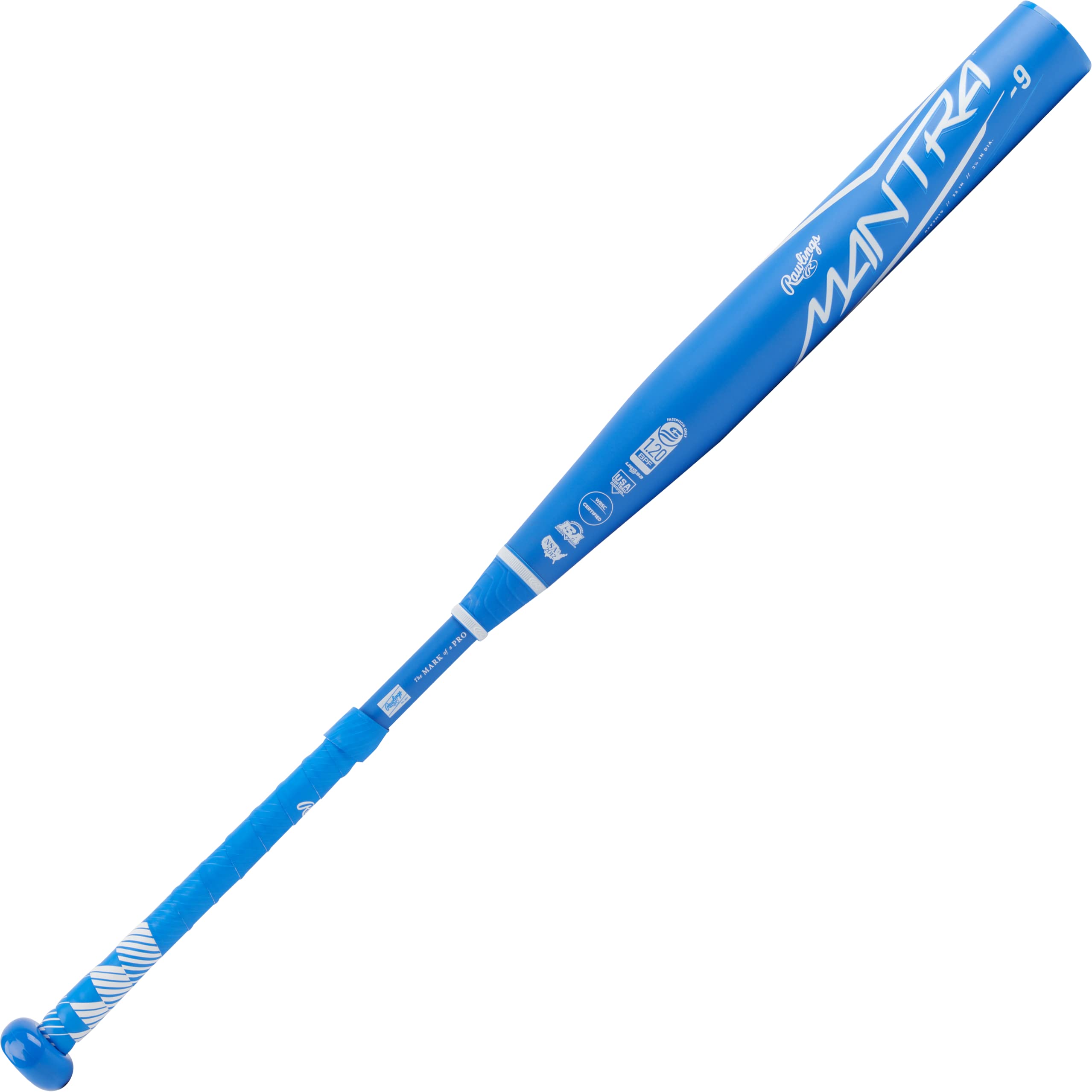 Rawlings Mantra 2.0 Fastpitch Softball Bat -11/-10/-9 Drop | 2-Piece Composite Construction | ASA & USSSA Approved for All Fields | Youth & Adult Sizes | Perfect for Competitive Games & Training Sessions