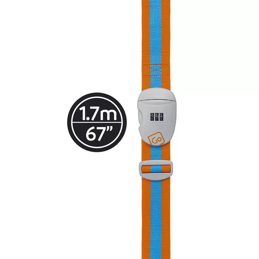 Go Travel Combi Luggage Strap - Adjustable Suitcase Belt for Secure Travel - Perfect for Airports, Train Trips & Vacation Packing