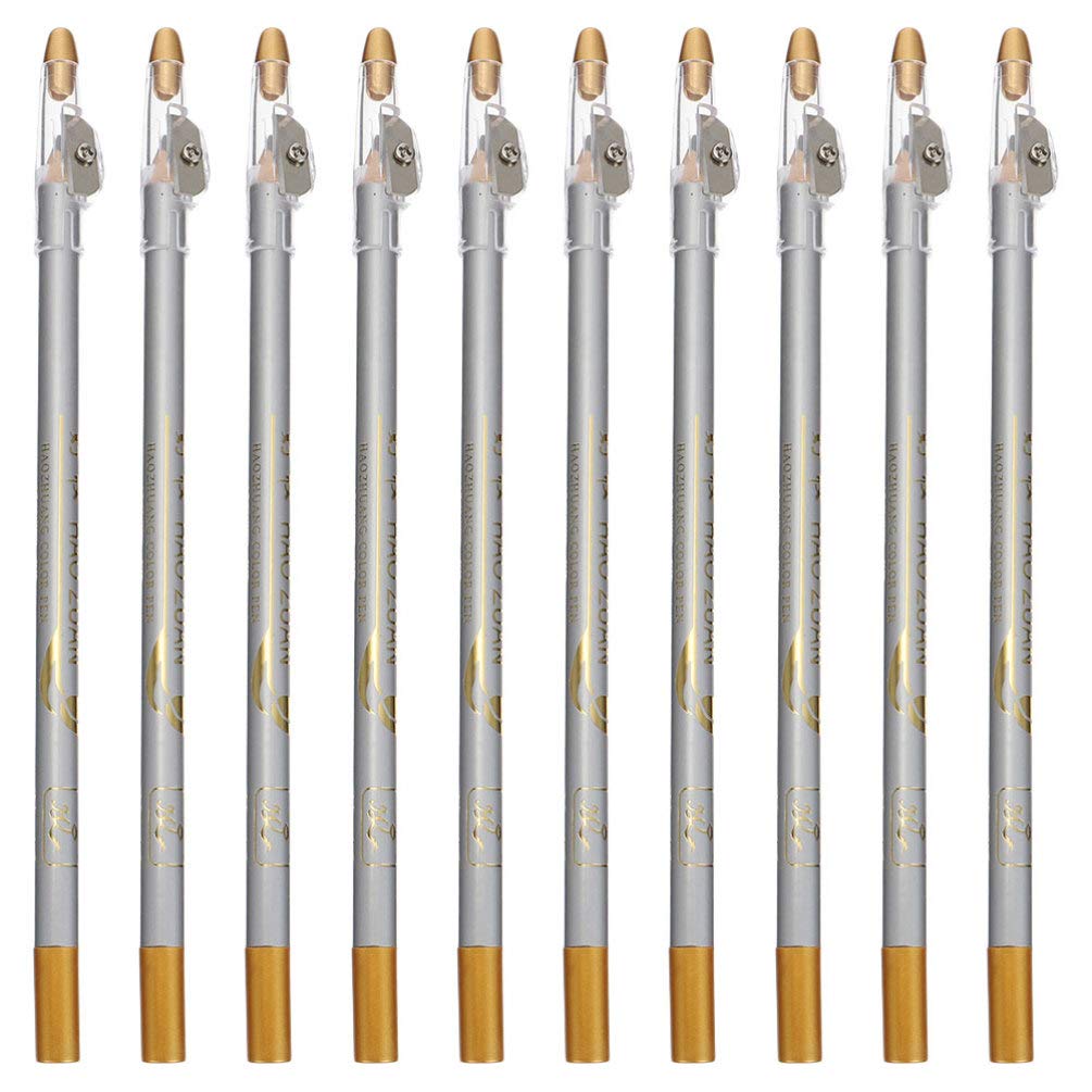 Beaupretty 10-Piece Makeup Kit - Highlighter Pen, Eyebrow Pencils with Sharpener, Long-Lasting Eyeliner & Eyebrow Styling Pencils for Women & Girls | Perfect for Everyday Makeup, Professional Styling & Travel Beauty Essentials