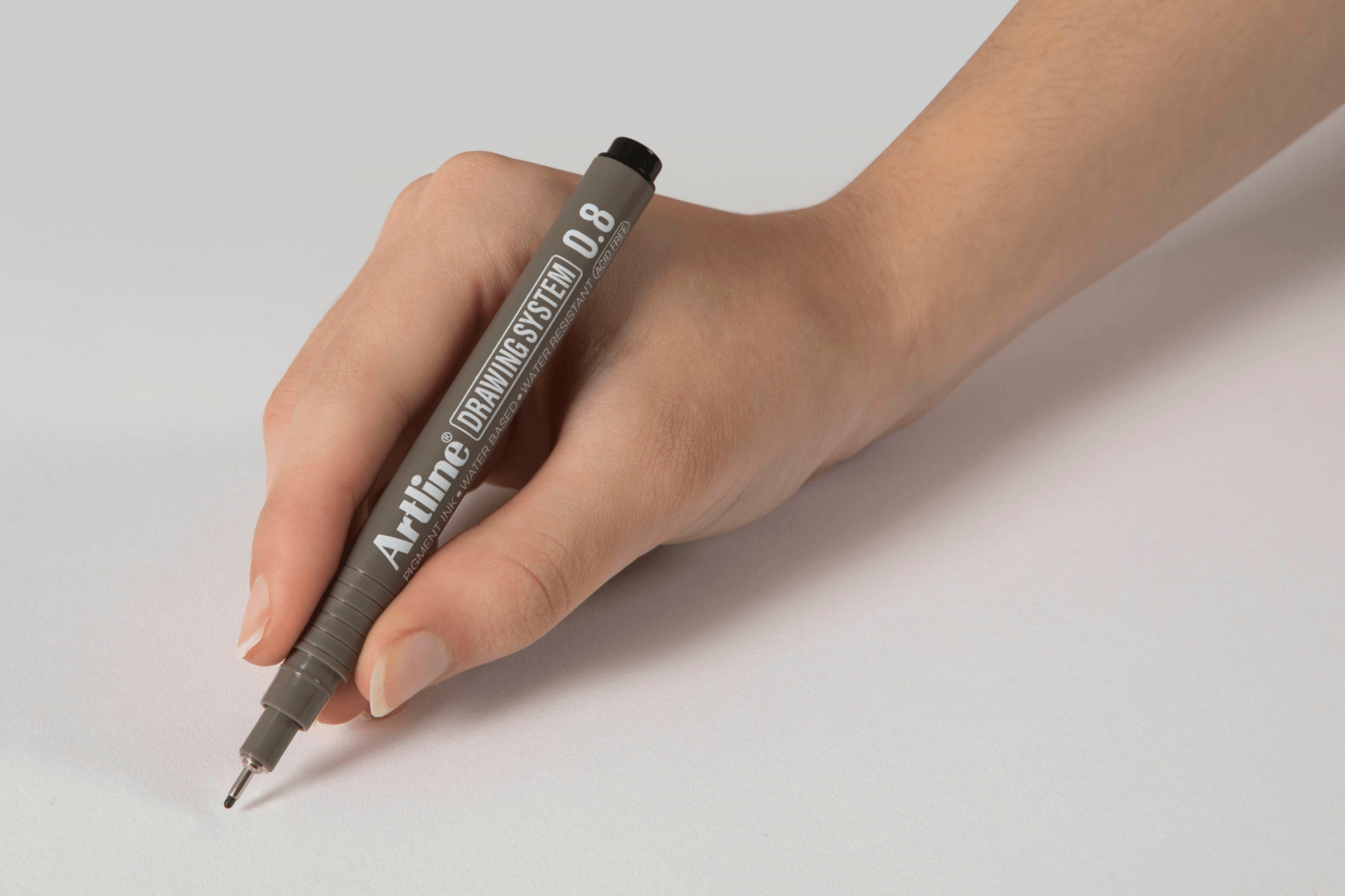 Artline 238 Drawing System Pen 0.8mm Fine Tip Black Ink - 12 Pack for Sketching, Technical Drawing & Calligraphy | Perfect for Artists, Architects & Designers
