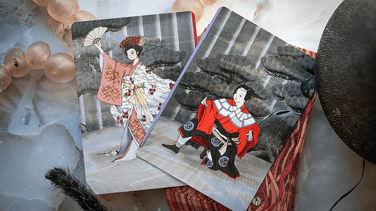 Shogun Playing Cards - Premium Japanese Rising Sun Design for Poker, Magic Tricks & Collectors - Perfect for Game Nights, Gifts & Cardistry