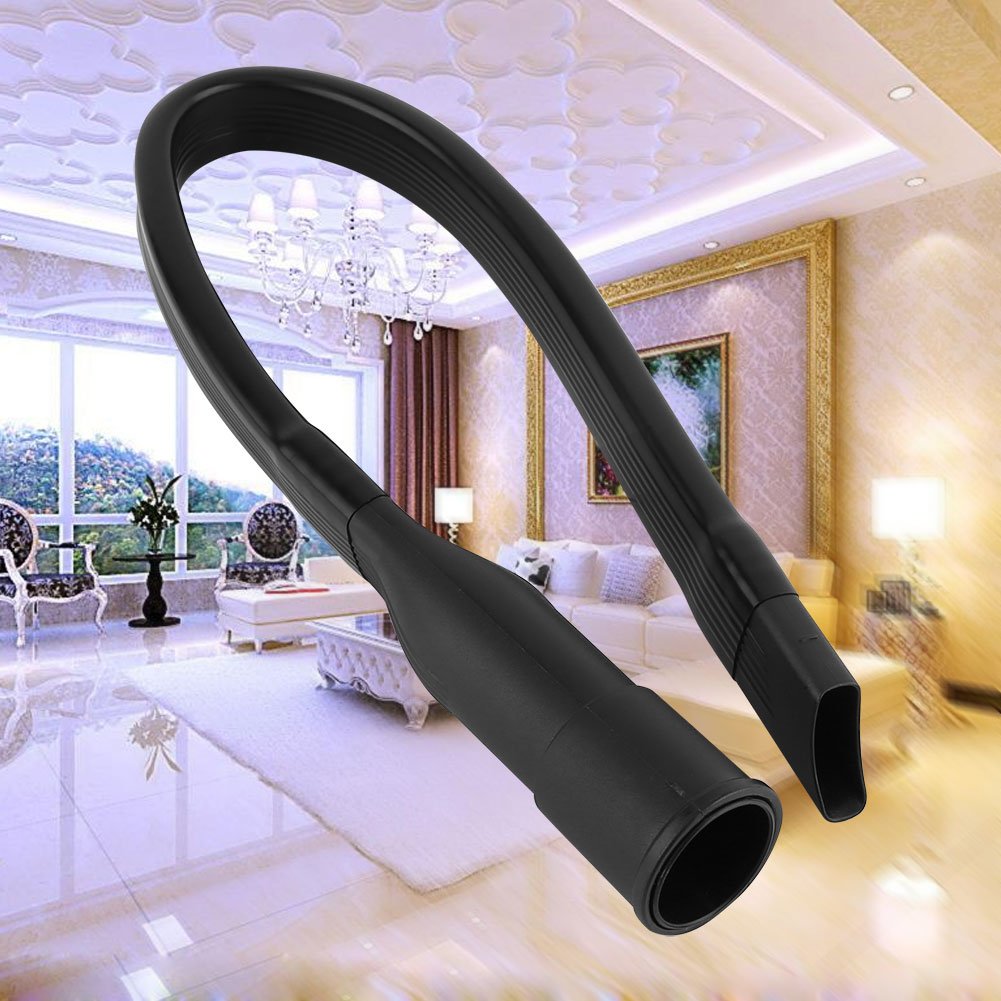 32mm Flexible Vacuum Cleaner Nozzle - Long Flat Suction Deformable Hose Tube with Plastic Inner for Deep Cleaning | Perfect for Carpets, Furniture Crevices & Hard-to-Reach Areas