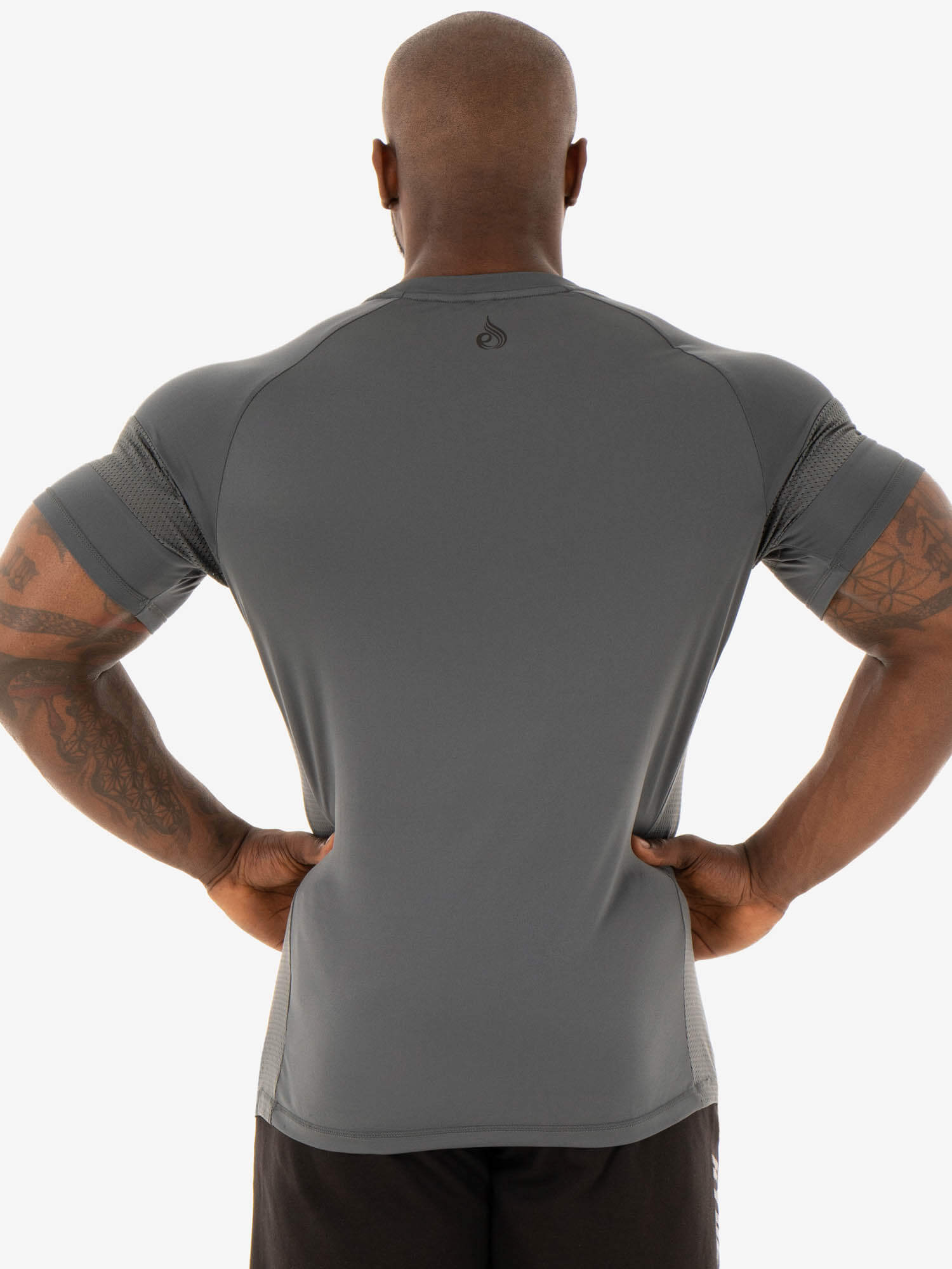 Breathable Flex Mesh T-Shirt for Men & Women - Charcoal Gray | Perfect for Workouts, Running & Outdoor Activities