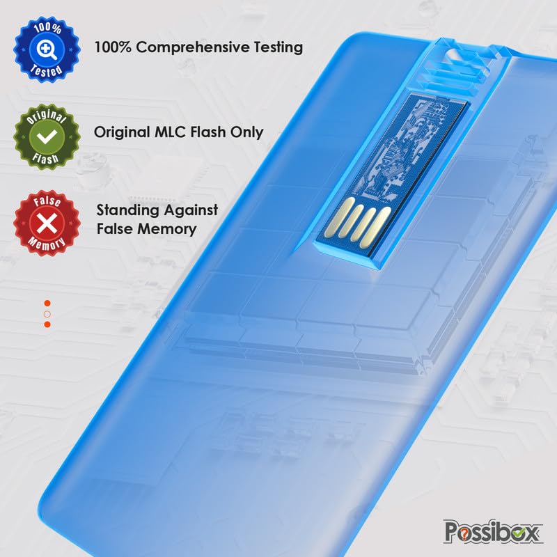 Custom Logo USB Flash Drive 1GB - Bulk 100 Pack Promotional Gift - Personalized Credit Card Style USB Drive for Business Branding, Trade Shows & Corporate Events