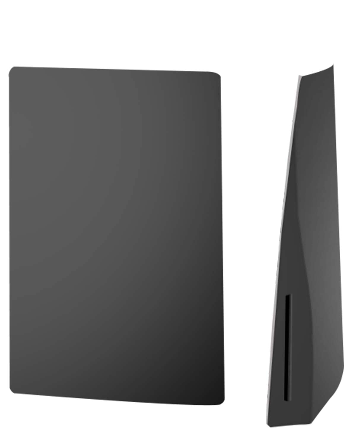 Megadream Hard ABS Shockproof PS5 Console Replacement Shell - Anti-Scratch & Dustproof Cover for PS5 Disc Edition (Black) | Perfect for Gaming Protection & Customization