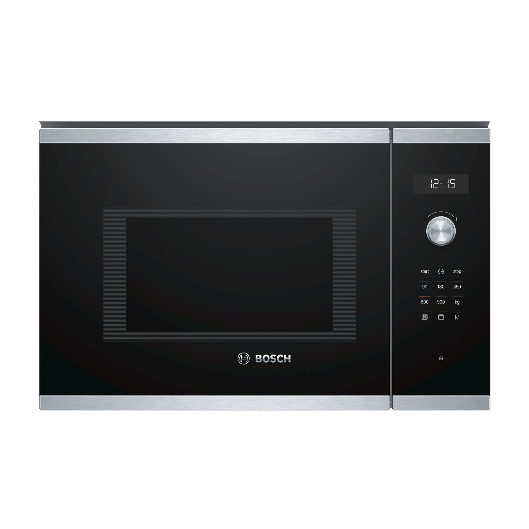 BEL554MS0K 25L Built-In Microwave Oven - Compact Stainless Steel Countertop Microwave for Small Kitchens, Dorms & RVs - Fast Cooking & Reheating with 10 Power Levels