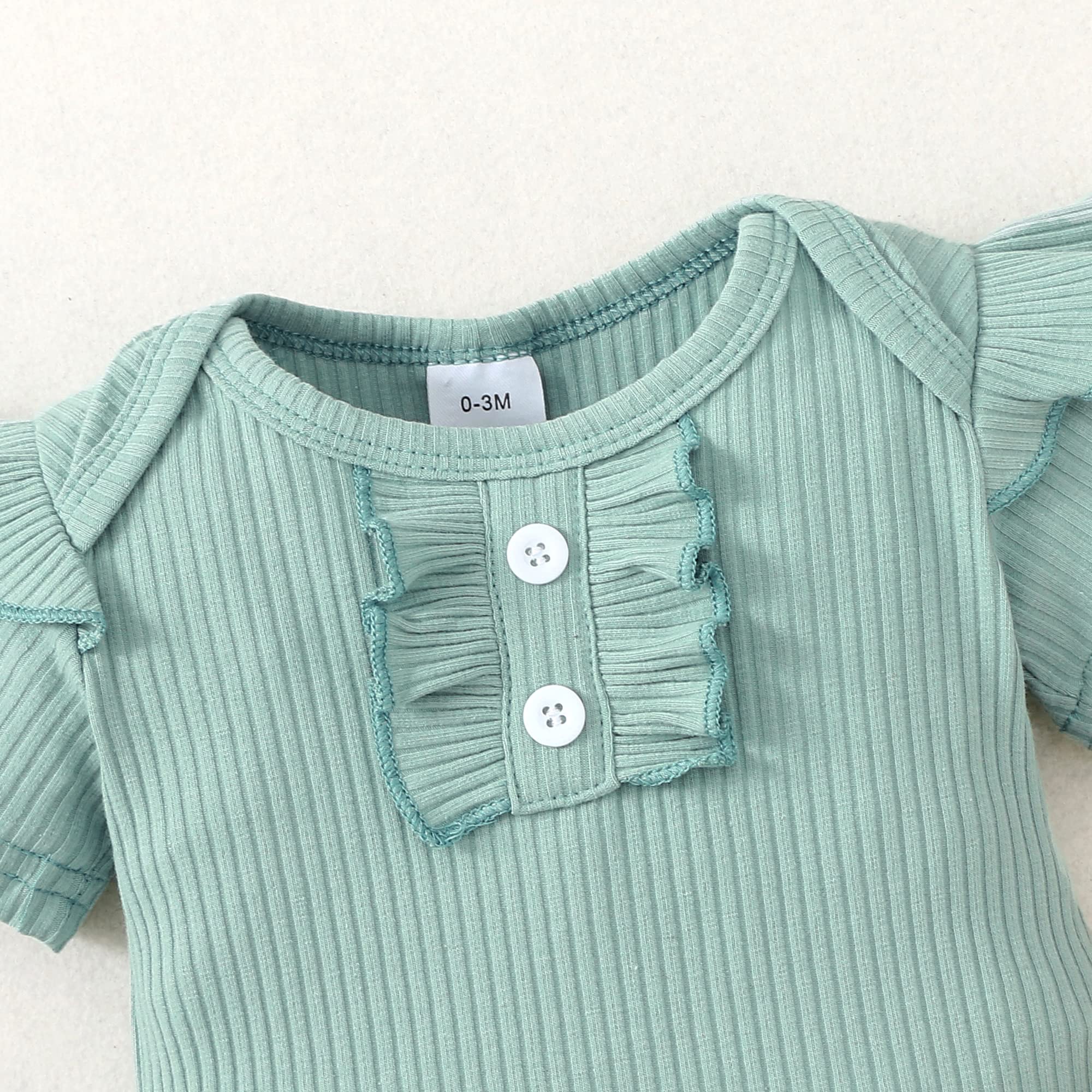 Mioglrie Newborn Baby Girl Clothes - Cute Cotton Romper & Shorts Set for Infant Girls | Perfect Summer Outfits for Baby Photos, Playdates & Family Outings
