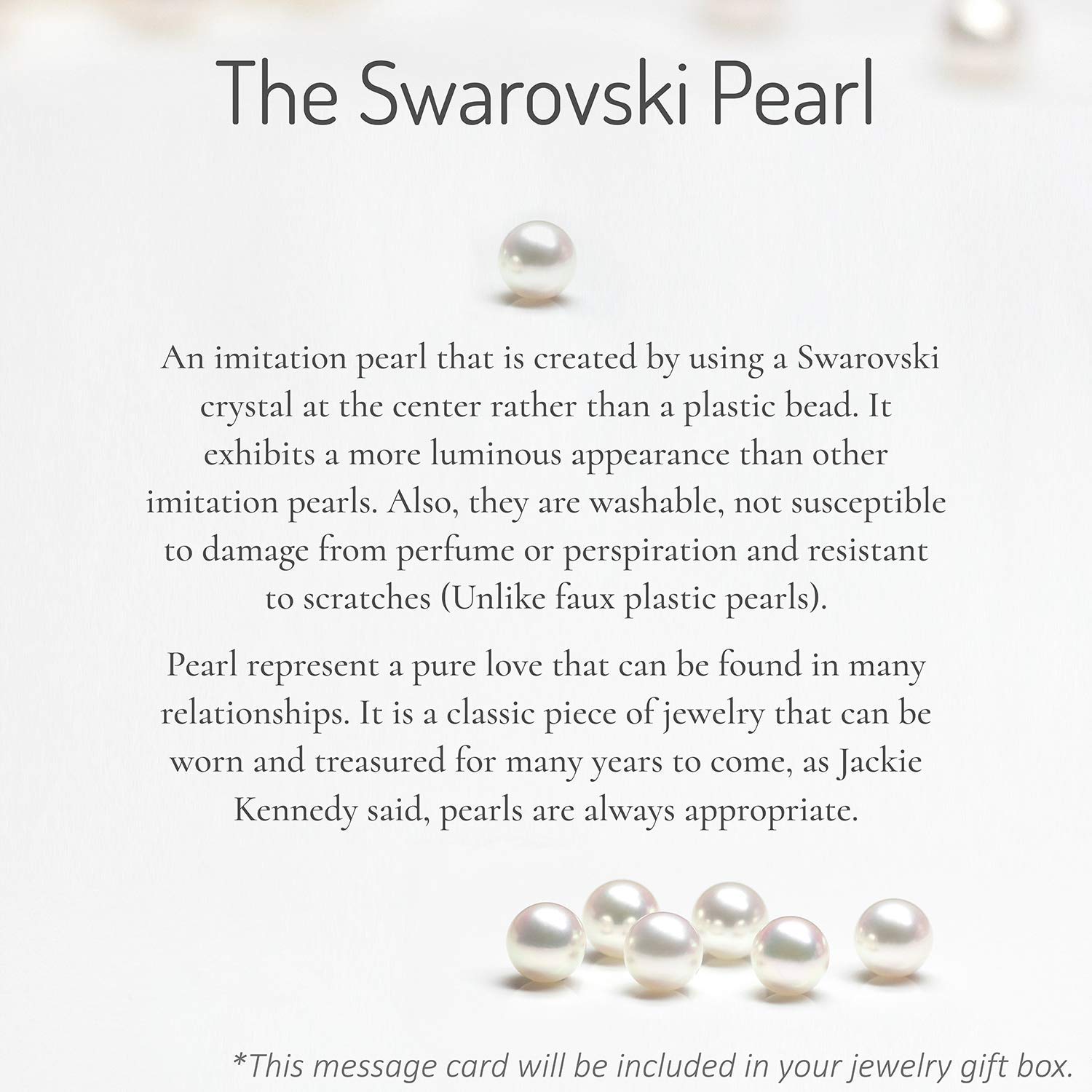 Grace of Pearl Necklace - Elegant Mother's Day Gift for Stepmom, Bonus Mom & Stepmother | Sentimental Jewelry Present for Special Occasions | Perfect for Birthdays, Anniversaries & Family Celebrations