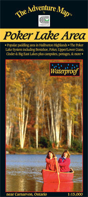 Chrismar Poker Lake Area Map - Detailed Topographic Fishing & Hiking Map for Outdoor Adventures in Canada