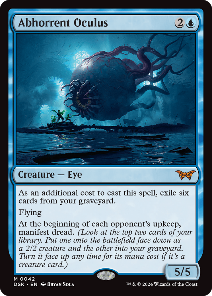 Abhorrent Oculus [Duskmourn: House of Horror] - Collectible Horror Trading Card for MTG Players & Dark Fantasy Enthusiasts - Perfect for Game Nights & Themed Decor