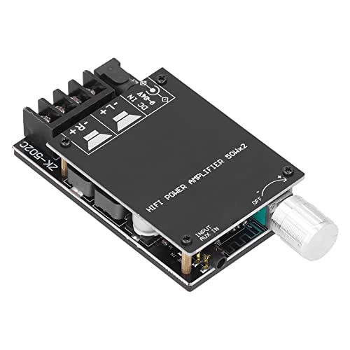 50Wx2 Class D Audio Amplifier Board - 2.0 Channel Power AMP Module for DIY Speakers, Headphones & Home Theater Systems | Perfect for Home Audio Projects, PC Sound Systems & DIY Speaker Builds