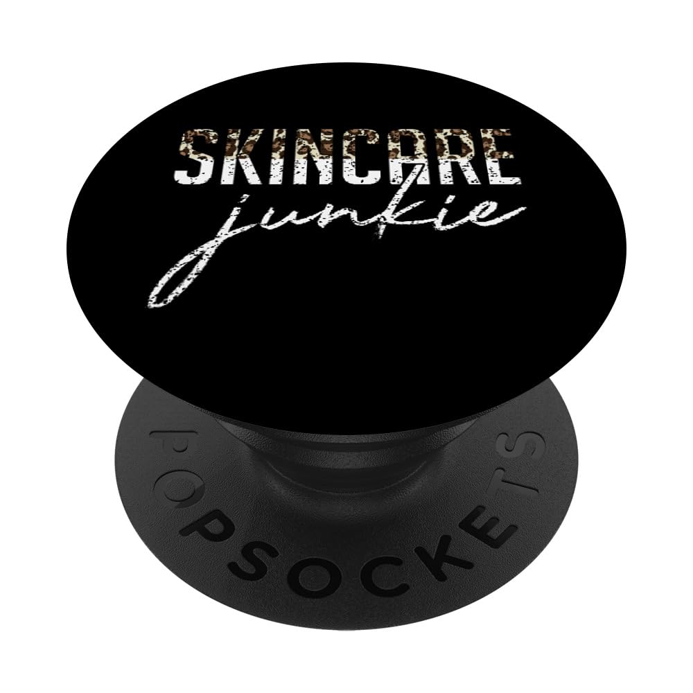 Vintage Skincare Junkie Esthetician PopSockets Standard PopGrip - Perfect for Skincare Enthusiasts, Aestheticians & Phone Accessories Lovers (Use for Phones, Tablets, Skincare Routines & Beauty Salon Decor)