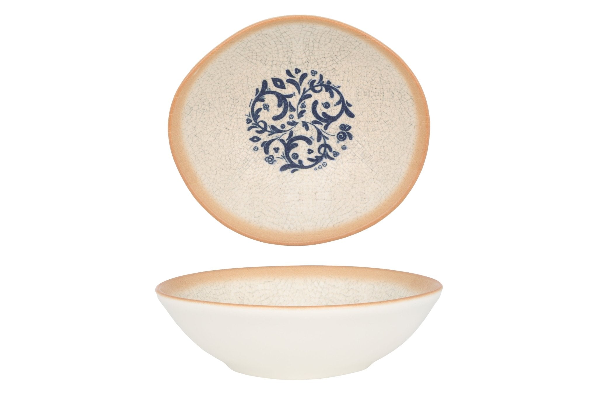 Viento 24-Piece Dinnerware Set - Porcelain Plates, Bowls, Cups & Saucers for Family Dining, Entertaining & Everyday Use