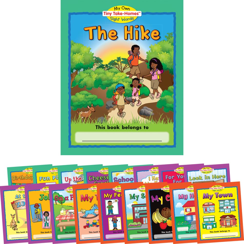 My Own Tiny Take-Homes Sight Words Books Set - Levels PreA, A & B (108 Books) for Early Reading Practice | Perfect for Homeschooling, Classroom Learning & Kindergarten Sight Word Activities