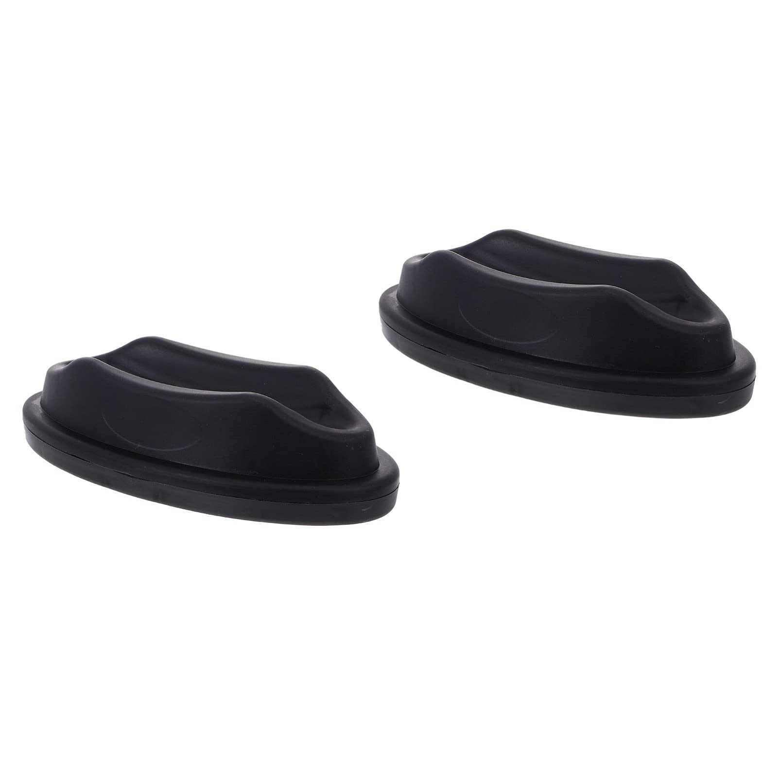 BESPORTBLE 2-Pack Bike Front Wheel Pad Support Block - Wheel Stabilizer & Riser Platform for Bicycle Parking and Storage - Durable Plastic Bike Accessory for Garage, Home, and Outdoor Use