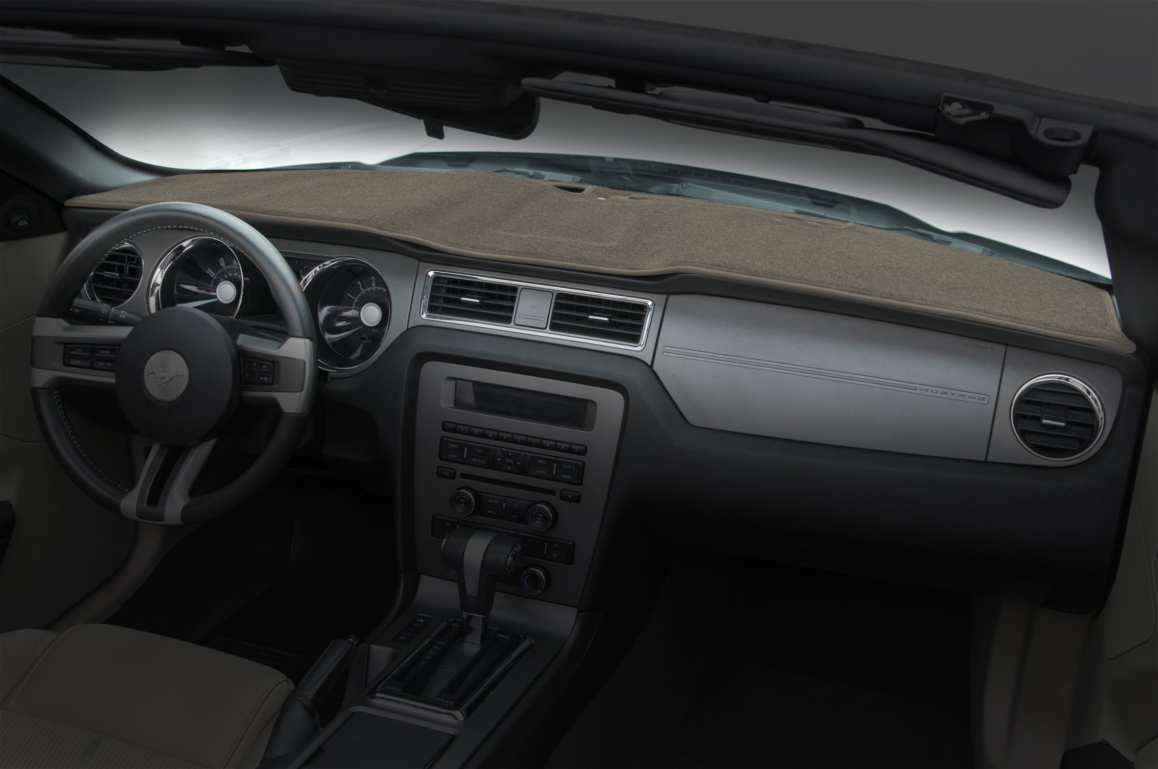 Coverking Custom Fit Dash Covers for Hyundai Genesis Models - Poly Carpet Taupe Interior Protector | UV Protection & Anti-Slip Design for Car Dashboard Protection & Style Enhancement