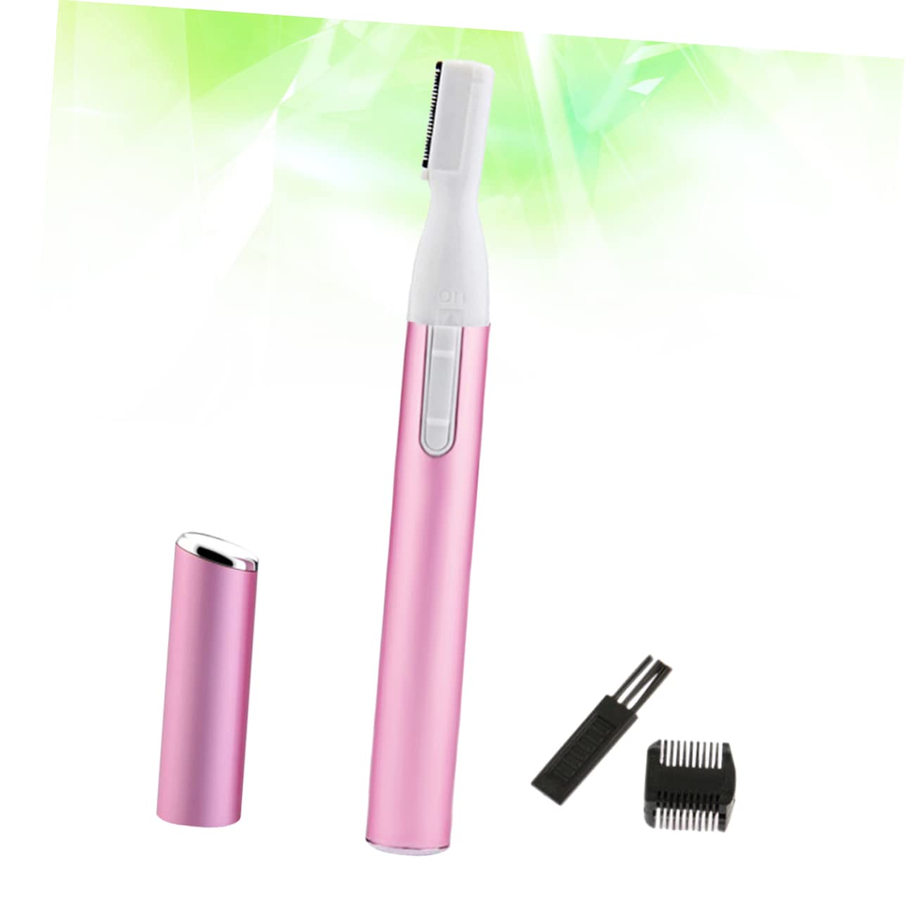 Ergonomic Electric Eyebrow Trimmer for Women - Painless Eyebrow Shaper & Facial Hair Remover - Portable Rechargeable Epilator - Perfect for Eyebrow Shaping, Facial Hair Removal & Travel Grooming