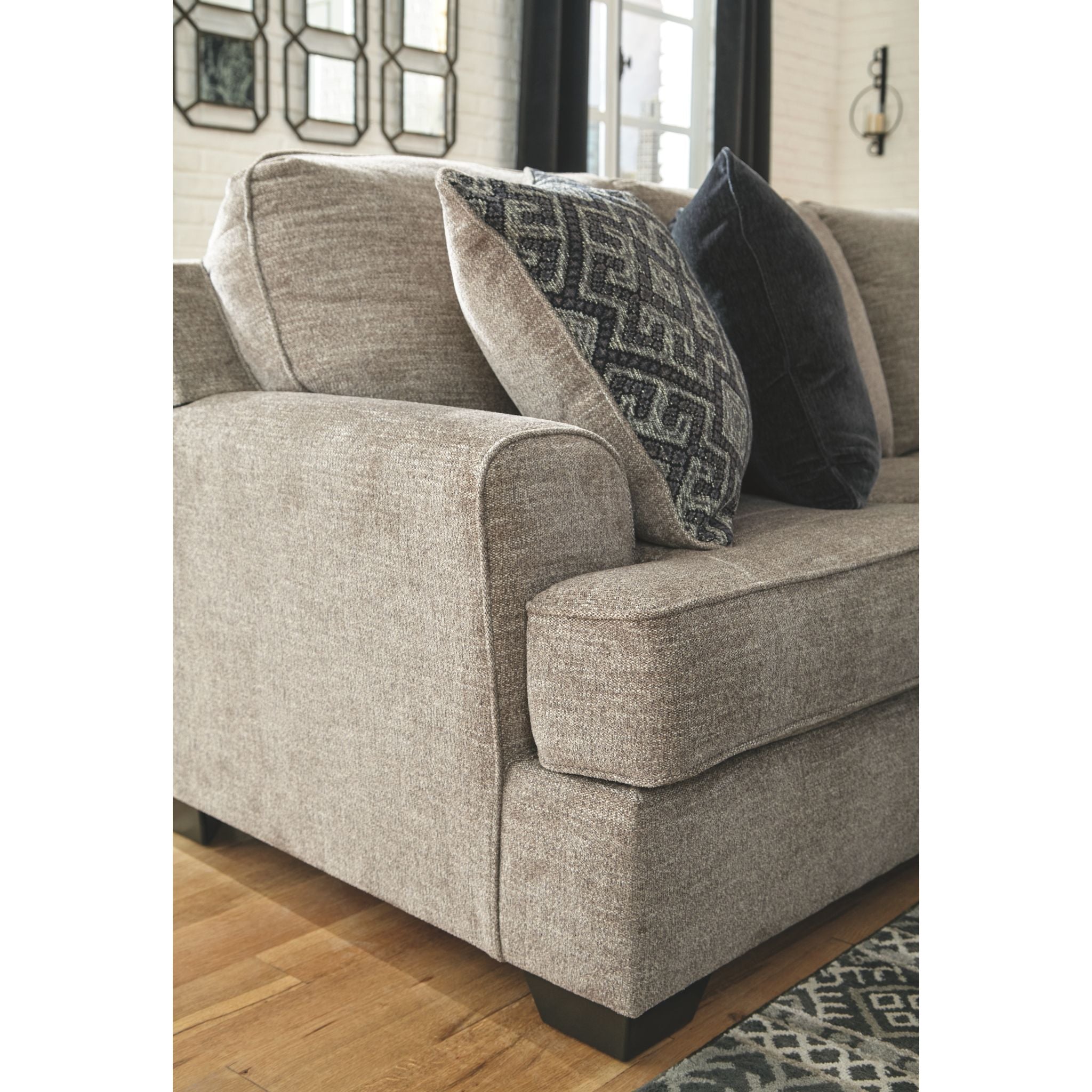 Modern Bavarian 2-Piece Sectional Sofa Set with Reversible Chaise - Perfect for Living Room, Lounge, or Family Room Comfort