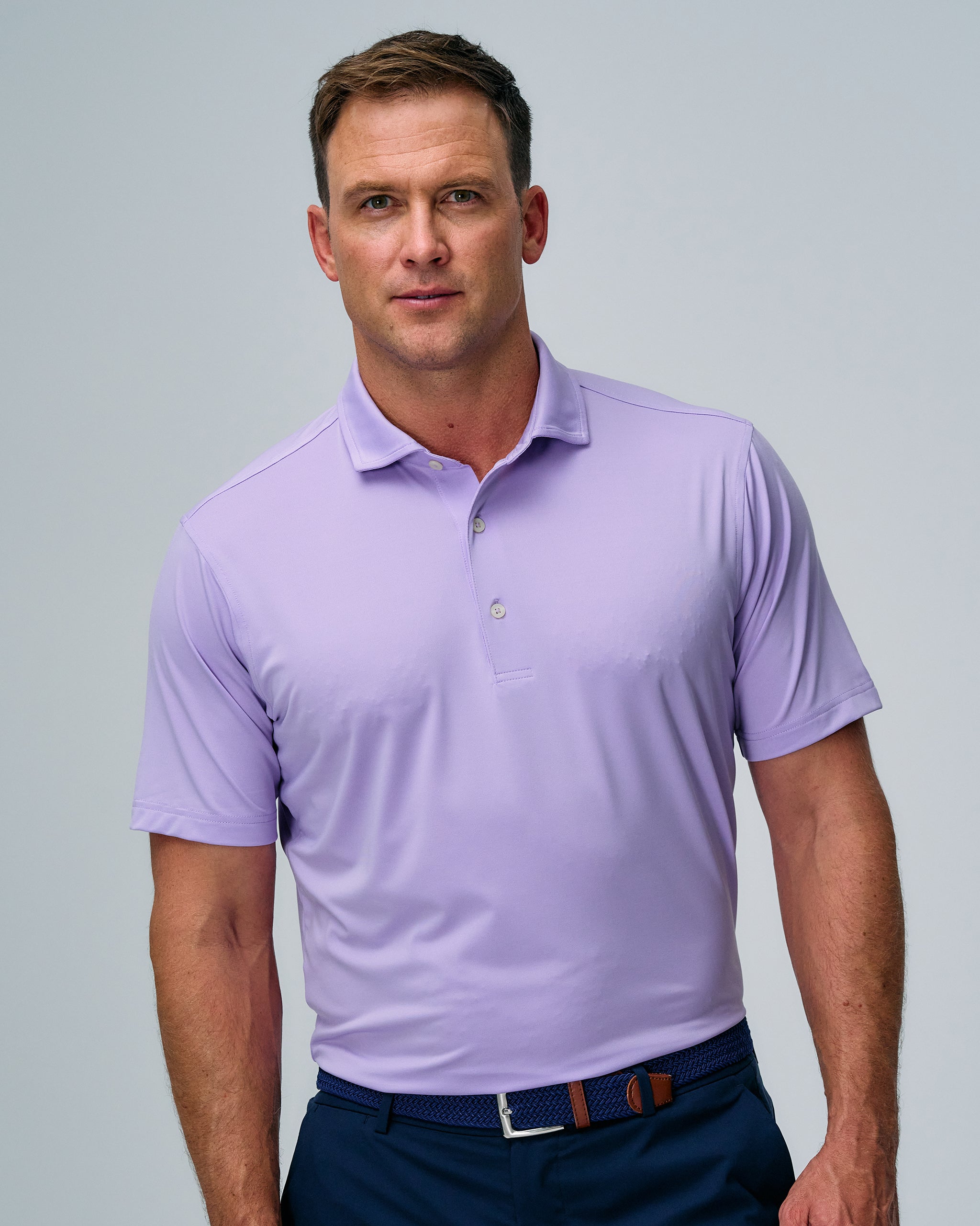 Premium MIDDLETON Solid Polo Shirt for Men - Classic Fit, Breathable Cotton, Versatile Casual & Business Wear - Perfect for Office, Golf, and Everyday Outfits