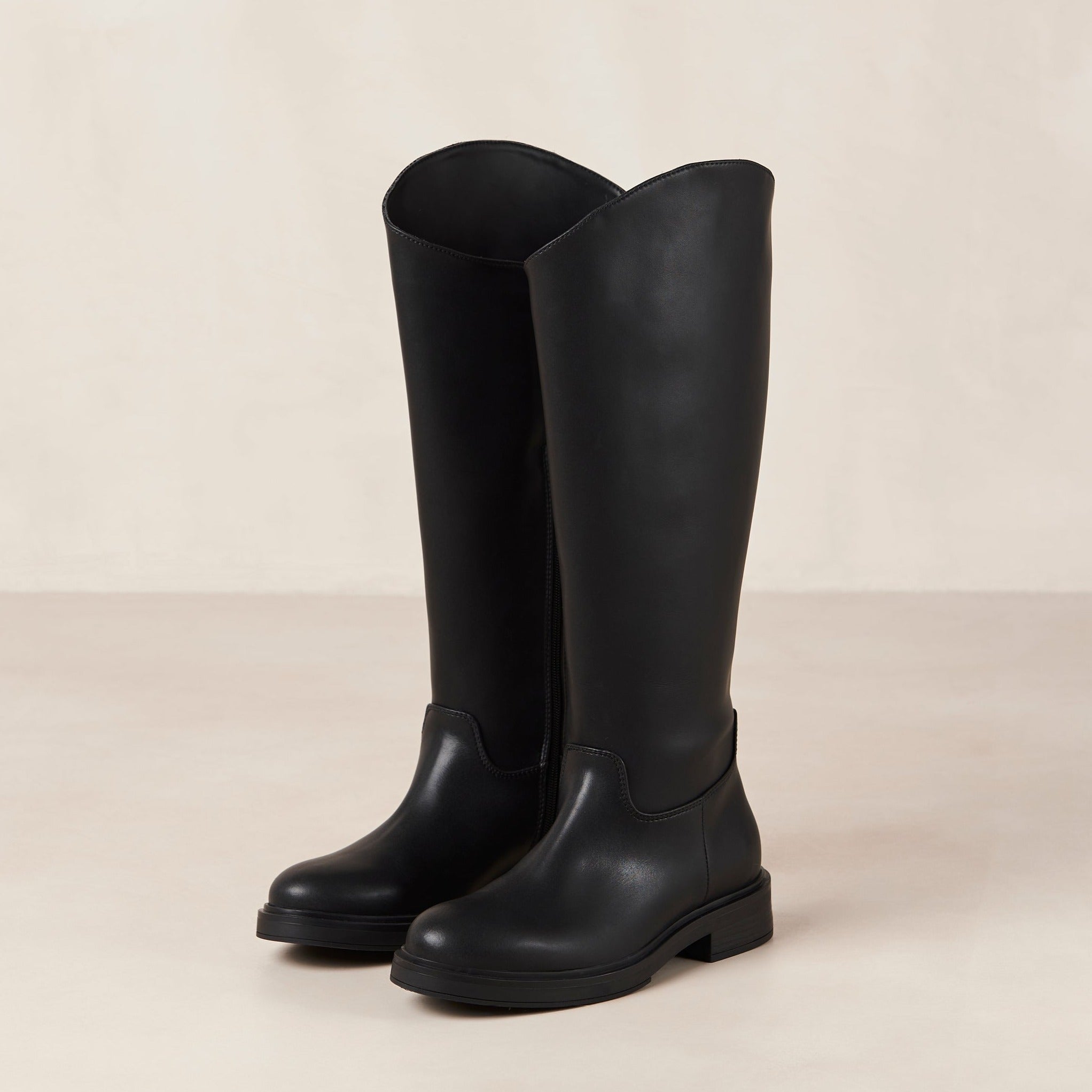 Carson Black Vegan Leather Boots for Women - Stylish & Comfortable Ankle Boots for Fall & Winter - Perfect for Casual Outfits, Office Wear & Night Out
