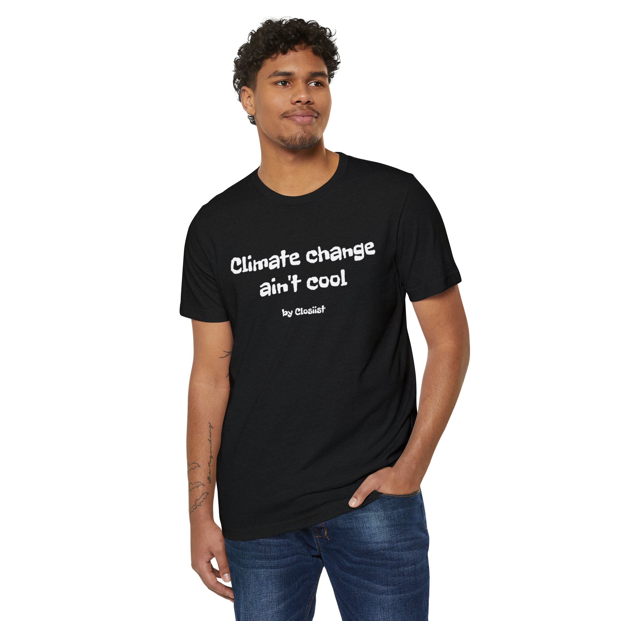 Eco Friendly T Shirt for Climate Change Awareness - Sustainable Cotton Tee for Earth Day & Environmental Activism