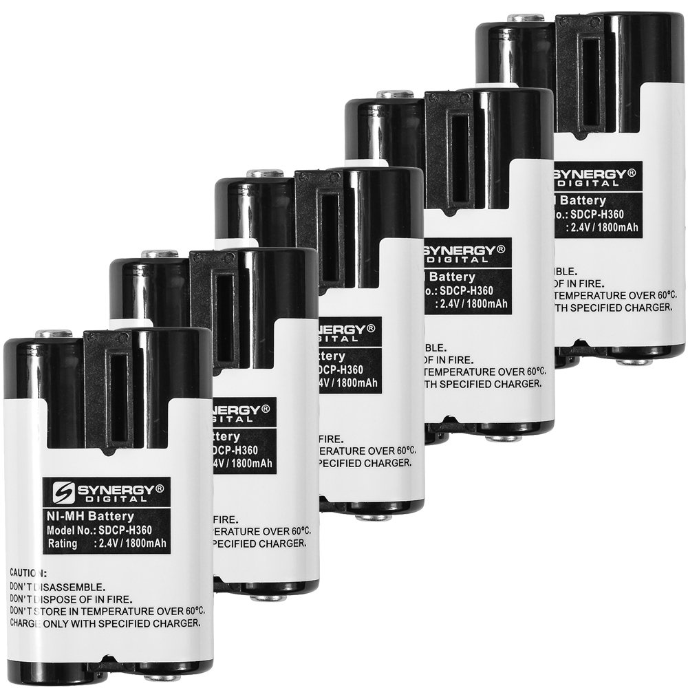 Kodak C360 Digital Camera Battery Combo Pack - 5 x SDCP-H360 Replacement Batteries for Kodak Cameras - Perfect for Travel, Photography & Backup Power