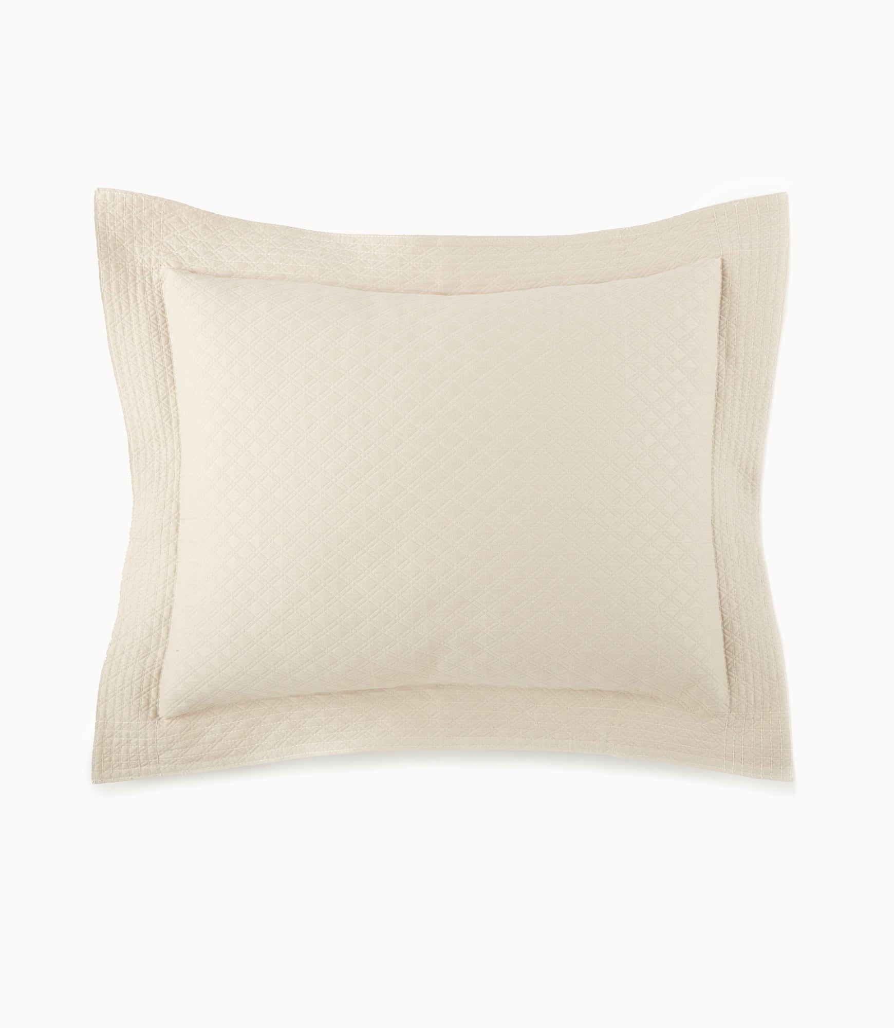 Luxury Alyssa Matelassé Sham - Premium Quilted Bed Pillow Cover for Elegant Home Decor - Perfect for Master Bedroom, Guest Room & Hotel Styling