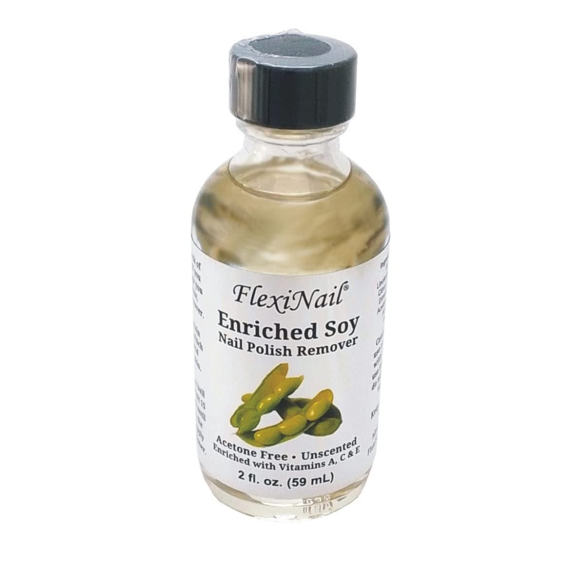 Organic Soy Nail Polish Remover - Natural & Non-Toxic Acetone-Free Formula for Healthy Nails - Perfect for Home Manicures & Salon Use