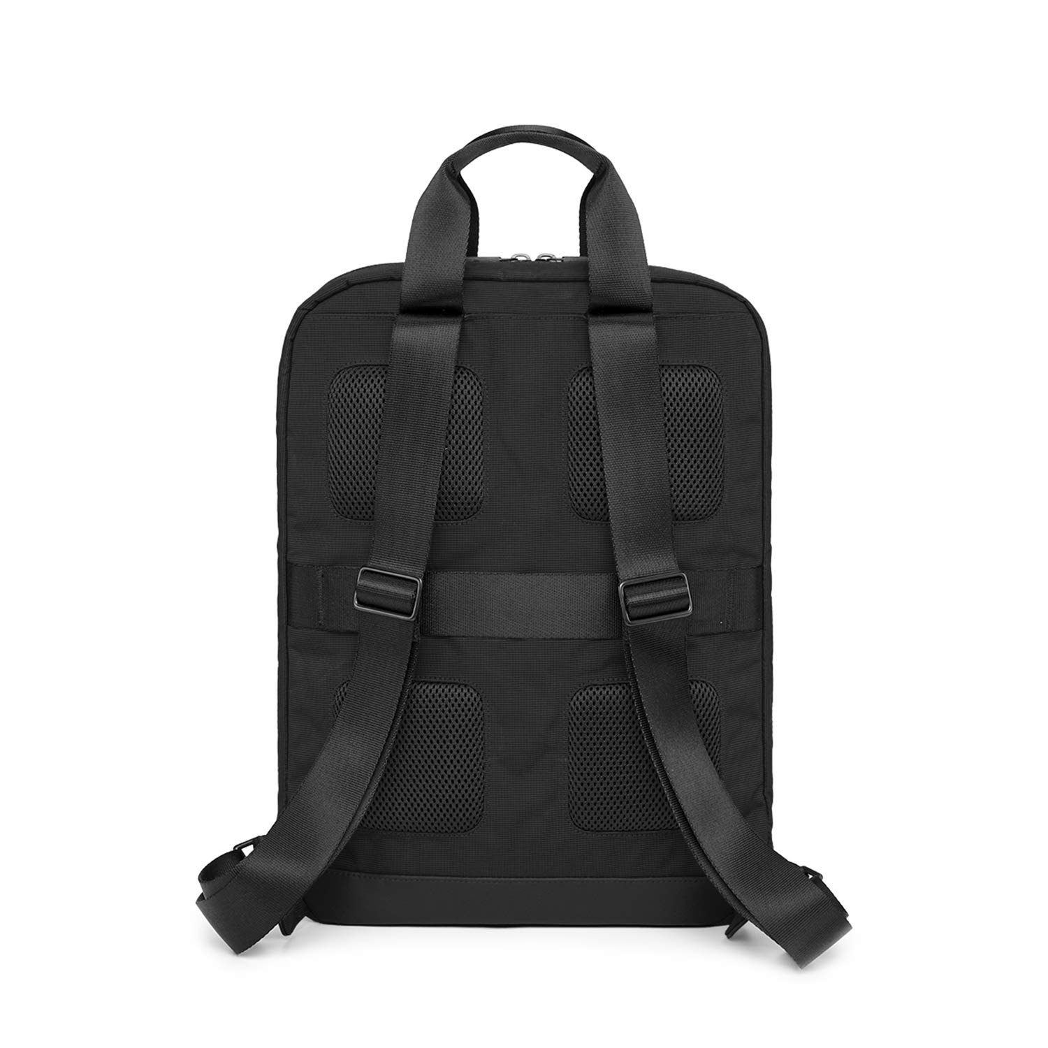 Moleskine Business Backpack for 15-Inch Laptop - Moss Green Metro Vertical Device Bag - Perfect for Work, Travel & College (Black)