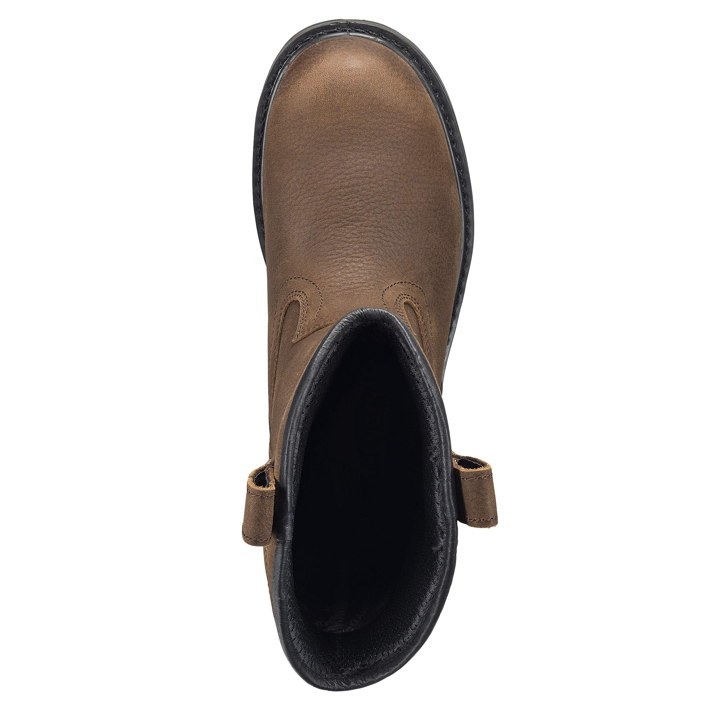 Avenger A7676 Men's EH PR Waterproof Wellington Work Boots - Steel Toe, Electrical Hazard, Slip Resistant - Size 7.5 6E Wide - Ideal for Construction, Oil Rig & Heavy Duty Work Environments