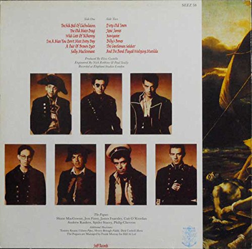The Pogues - Rum Sodomy & The Lash Vinyl Record | Classic Irish Punk Album | Perfect for St. Patrick's Day & Pub Gatherings