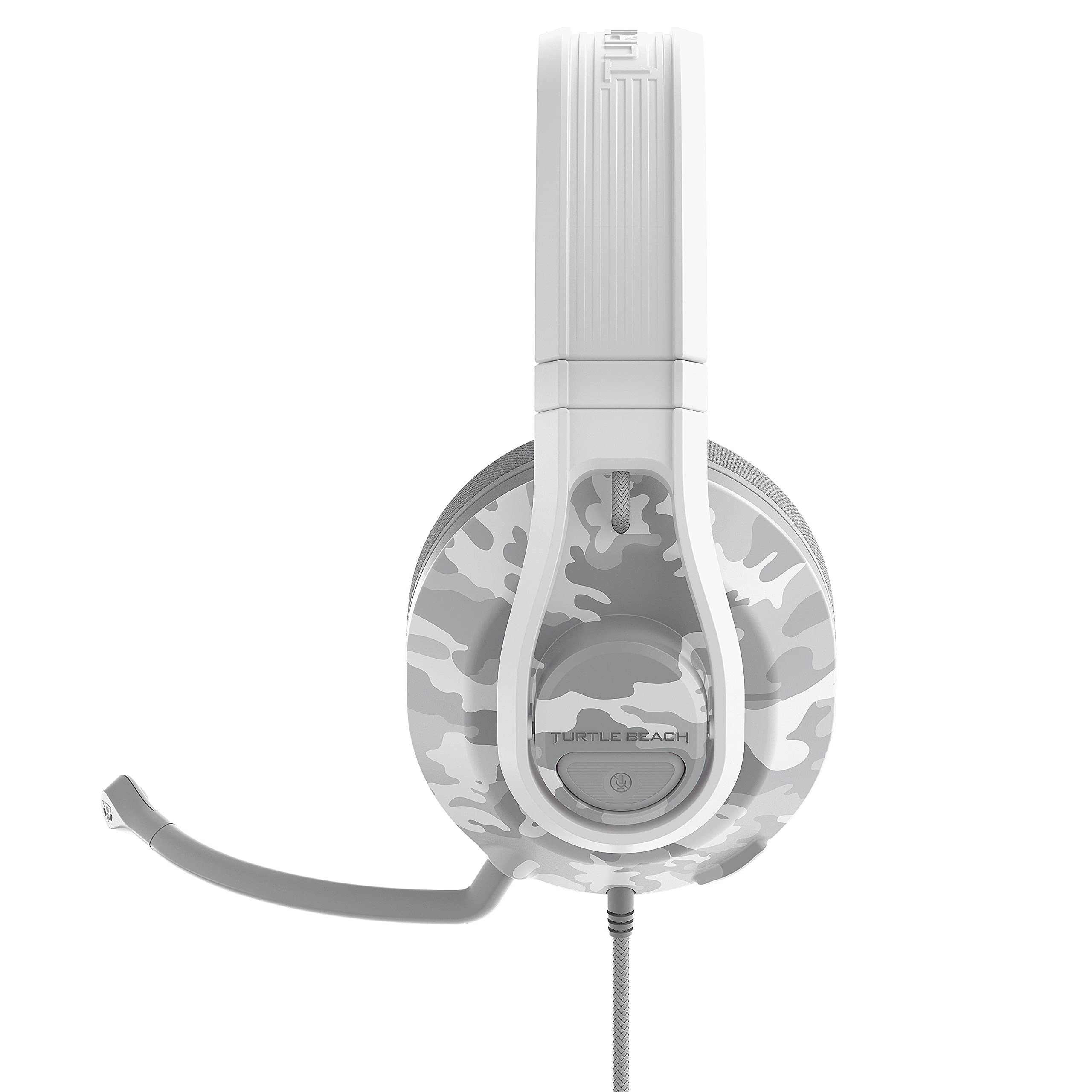 Turtle Beach Recon 500 Multiplatform Gaming Headset - Compatible with Xbox Series X/S, PS5/PS4, PC & Mobile via 3.5mm - 60mm Dual Drivers & Memory Foam Cushions (White) - Perfect for Competitive Gaming, Streaming & Long Play Sessions
