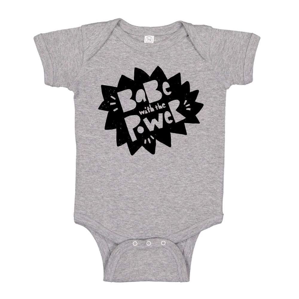 Babe With The Power Baby Bodysuit - Cute Infant Onesie for Newborns & Toddlers - Perfect for Playtime, Photo Shoots & Everyday Wear